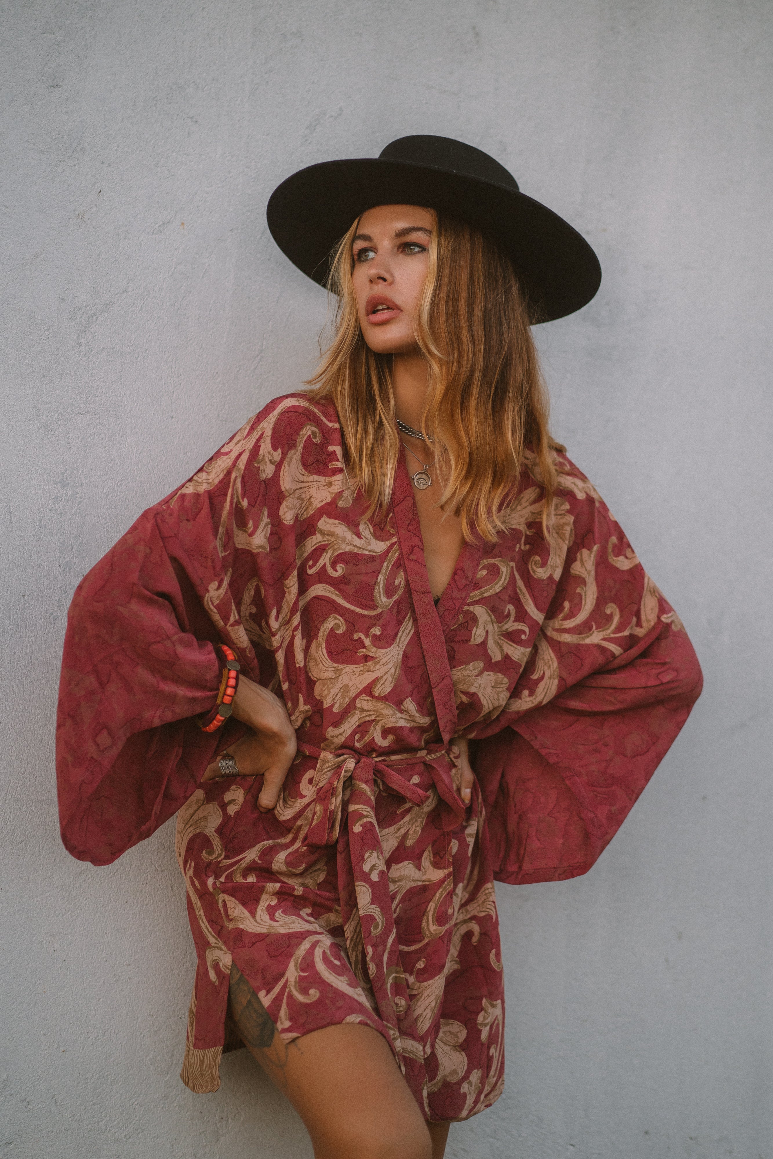 Kimono Wrap Dress - Taft