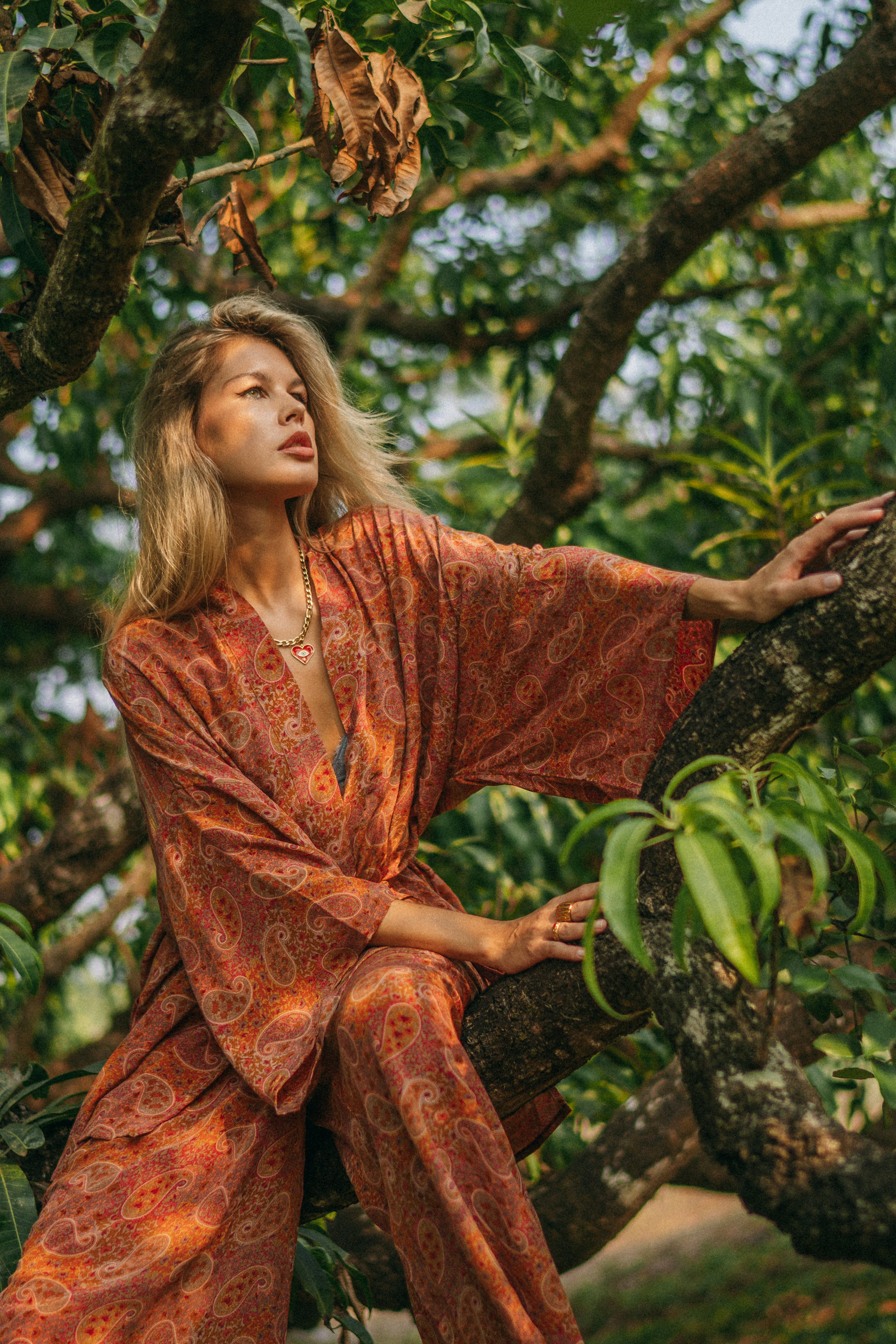 Kimono Wrap Dress - One of a Kind - Missy