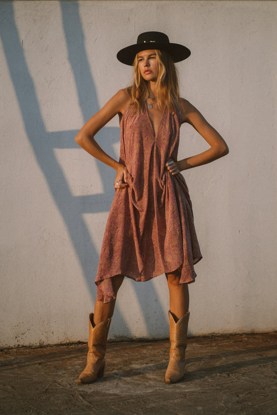 Sun Child Classic Silk Dress - Athenee