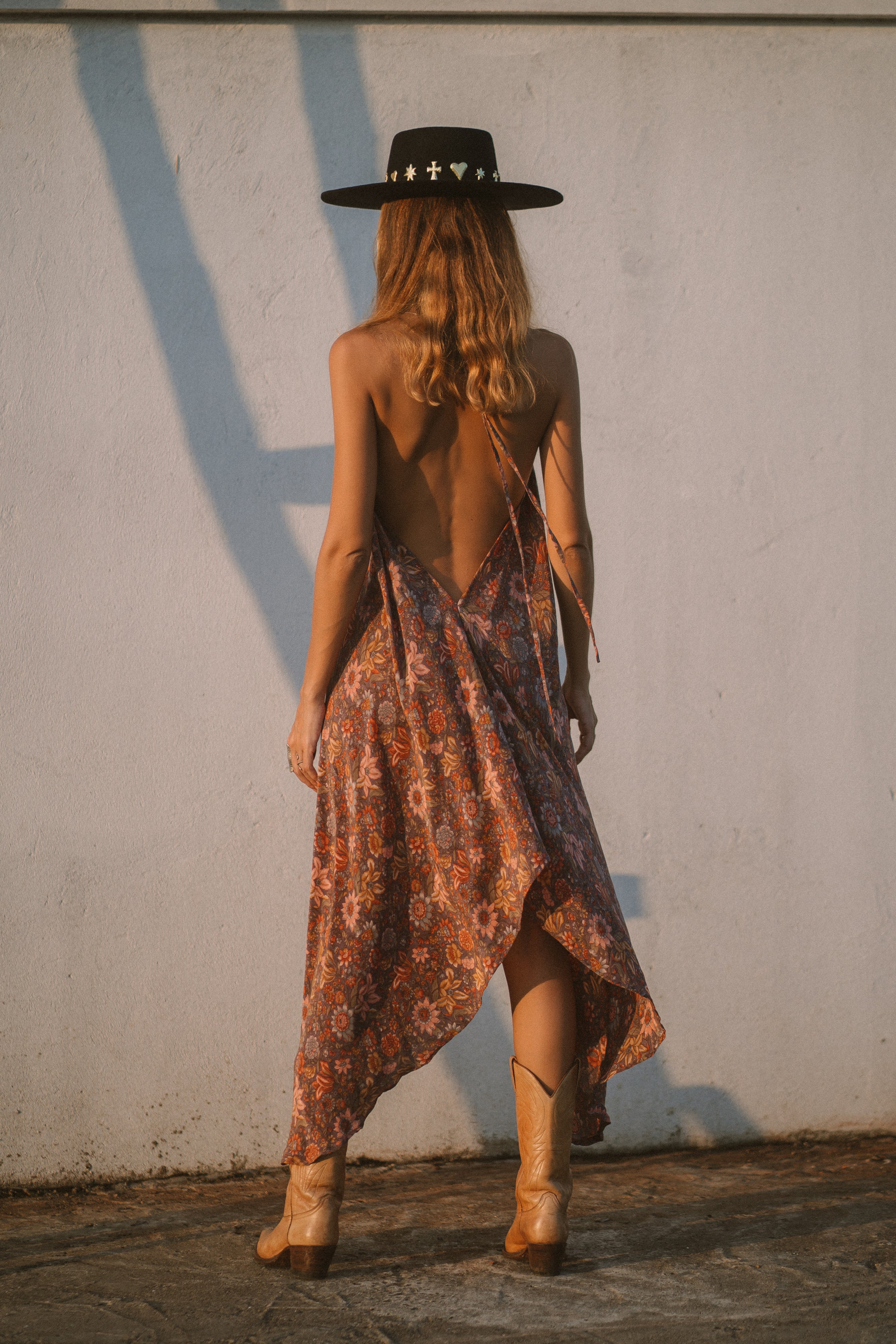 Sun Child Classic Silk Dress - Monaco