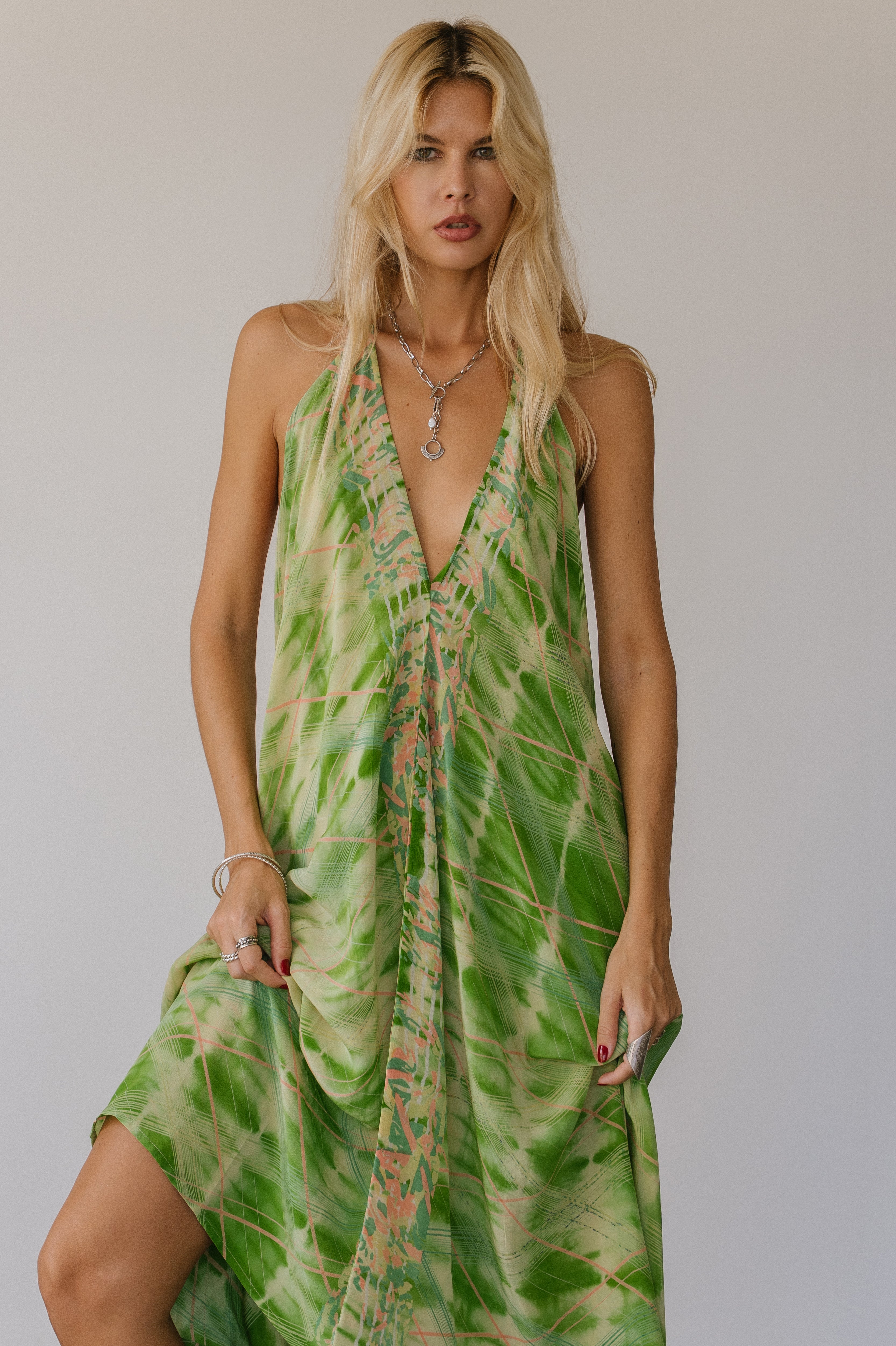 Sun Child Classic Silk Dress - Zuma