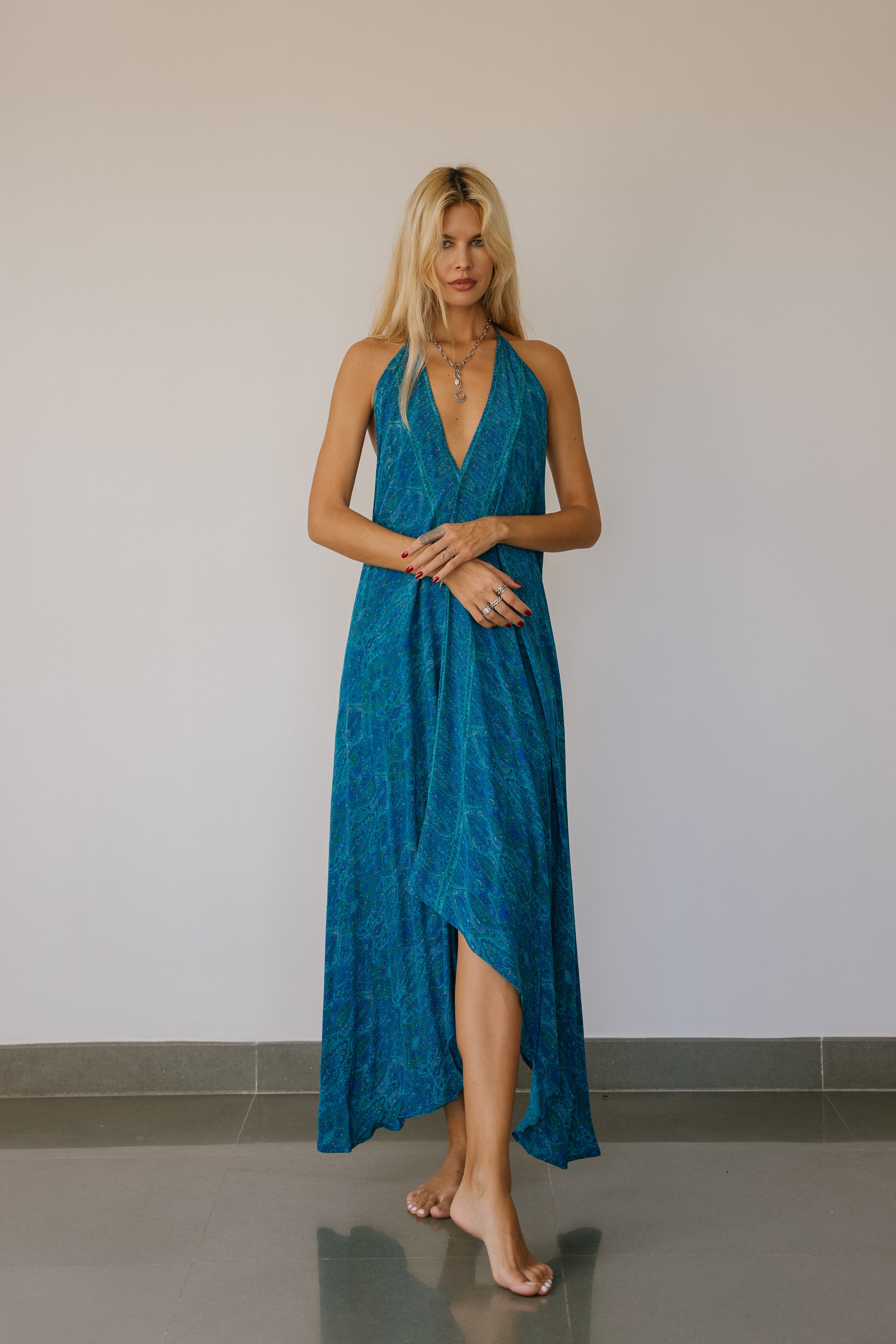 Sun Child Classic Silk Dress - Kyle