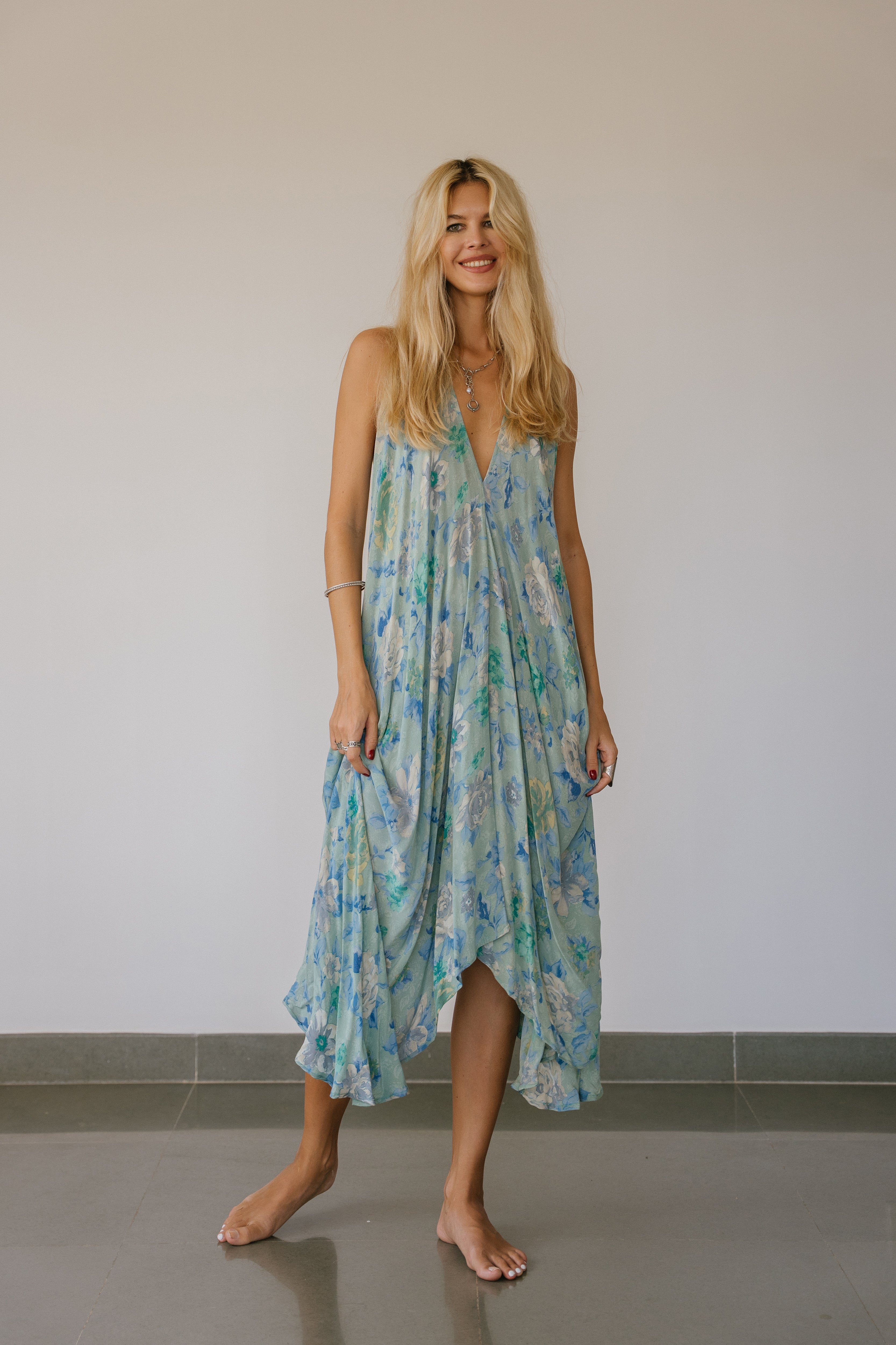 Sun Child Classic Silk Dress - Shane