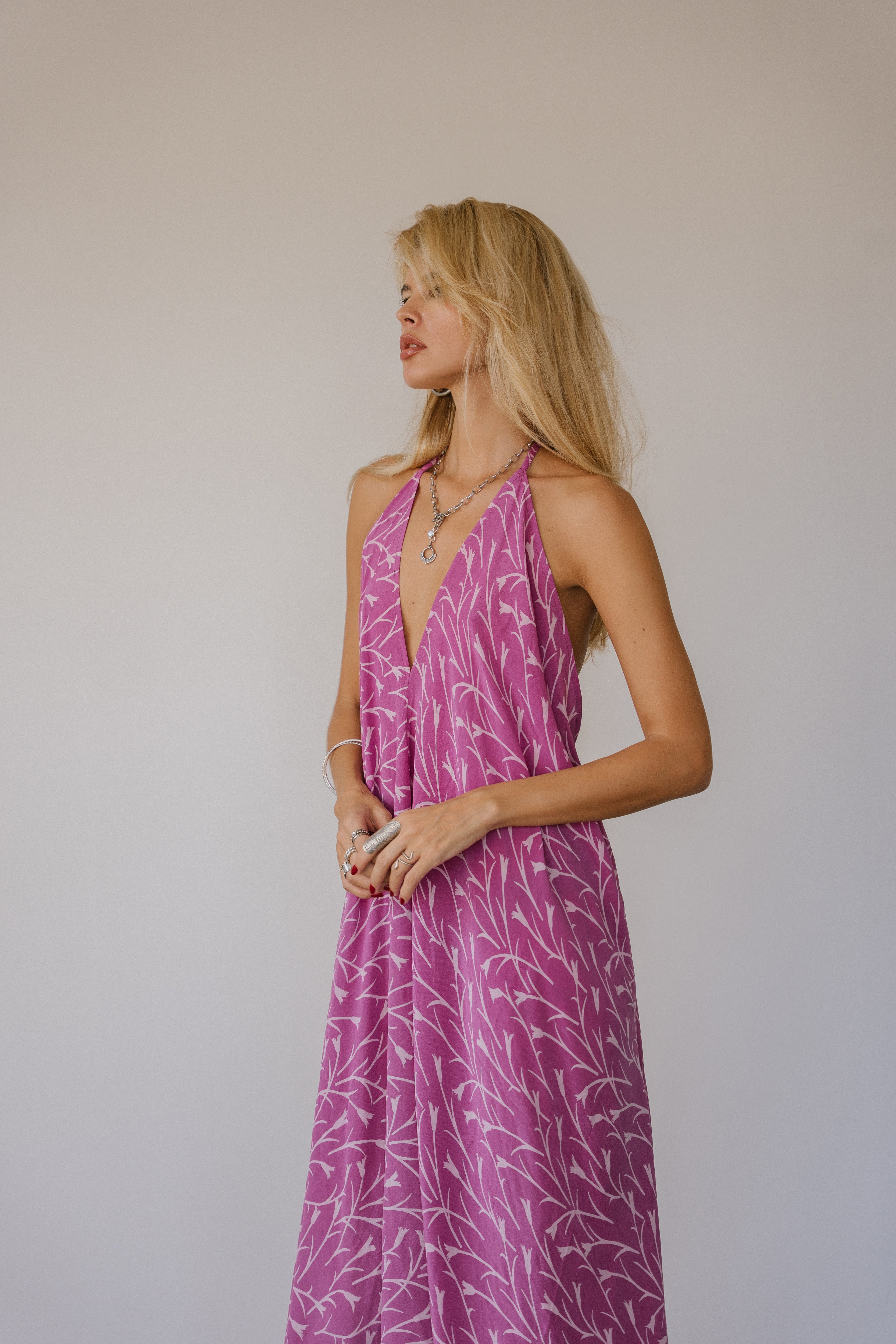 Sun Child Classic Silk Dress - Cindy