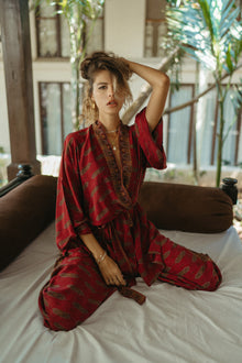  Kimono Wrap Dress - Julianna