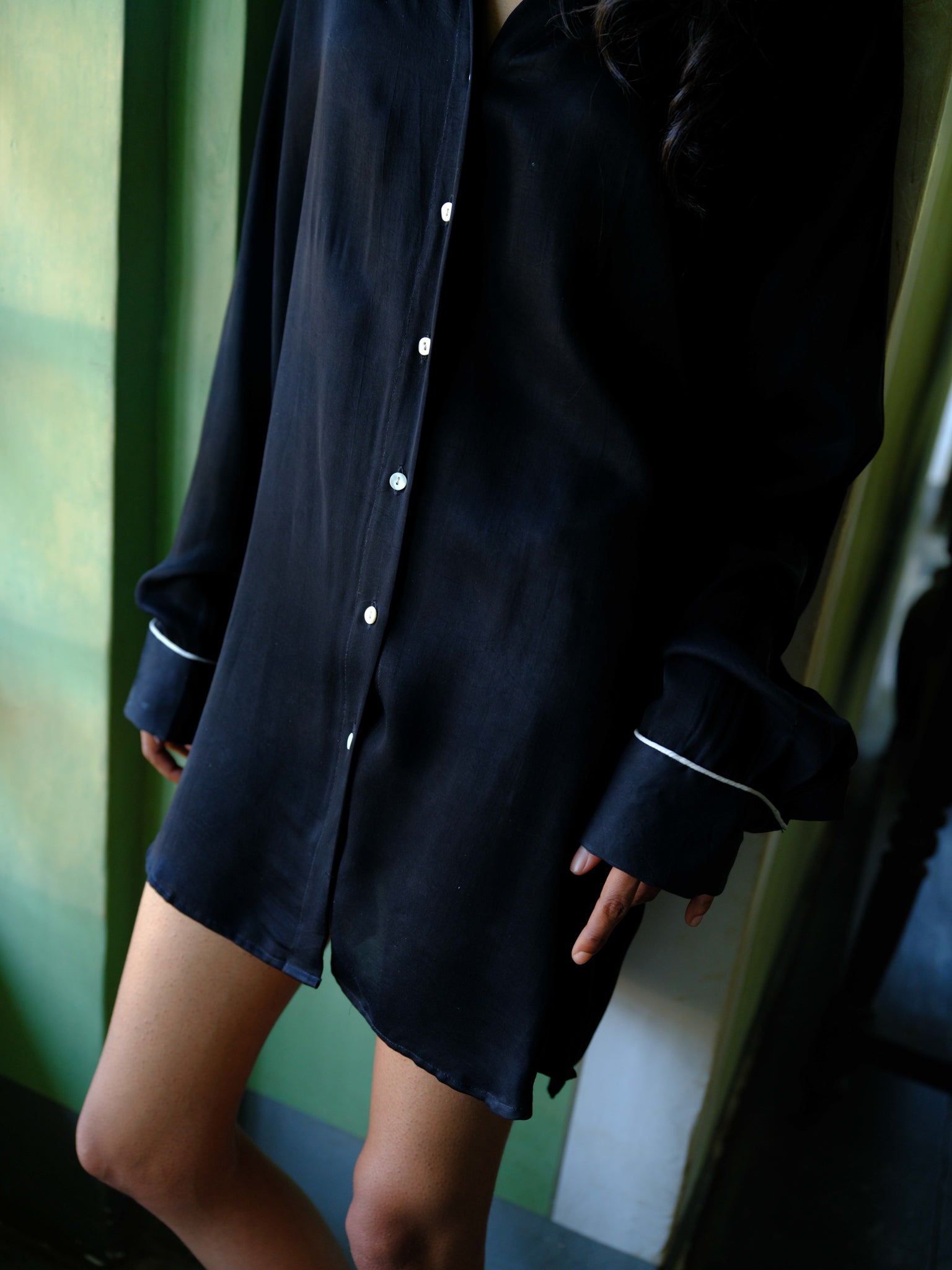 The Tuxedo Shirt - Black