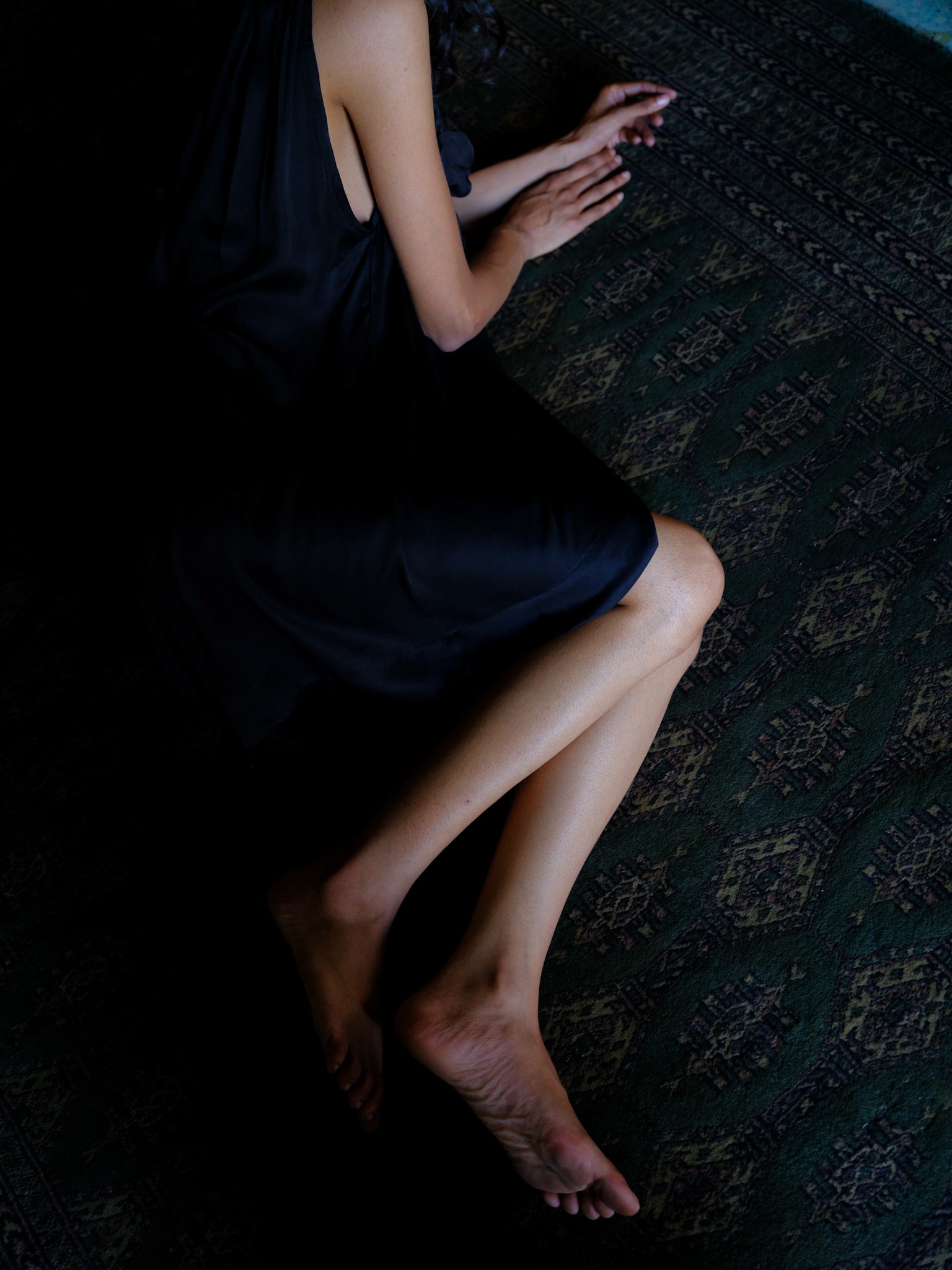 The Nightie Dress - Black