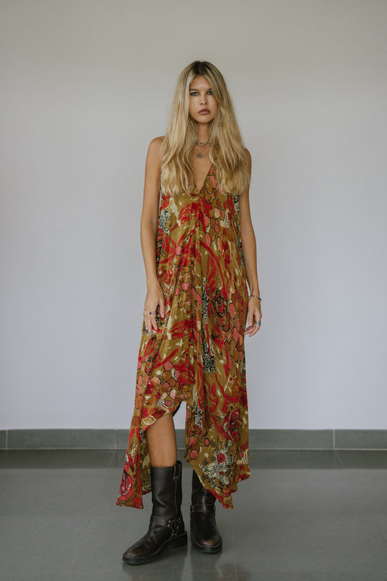 Sun Child Classic Silk Dress - Ariana