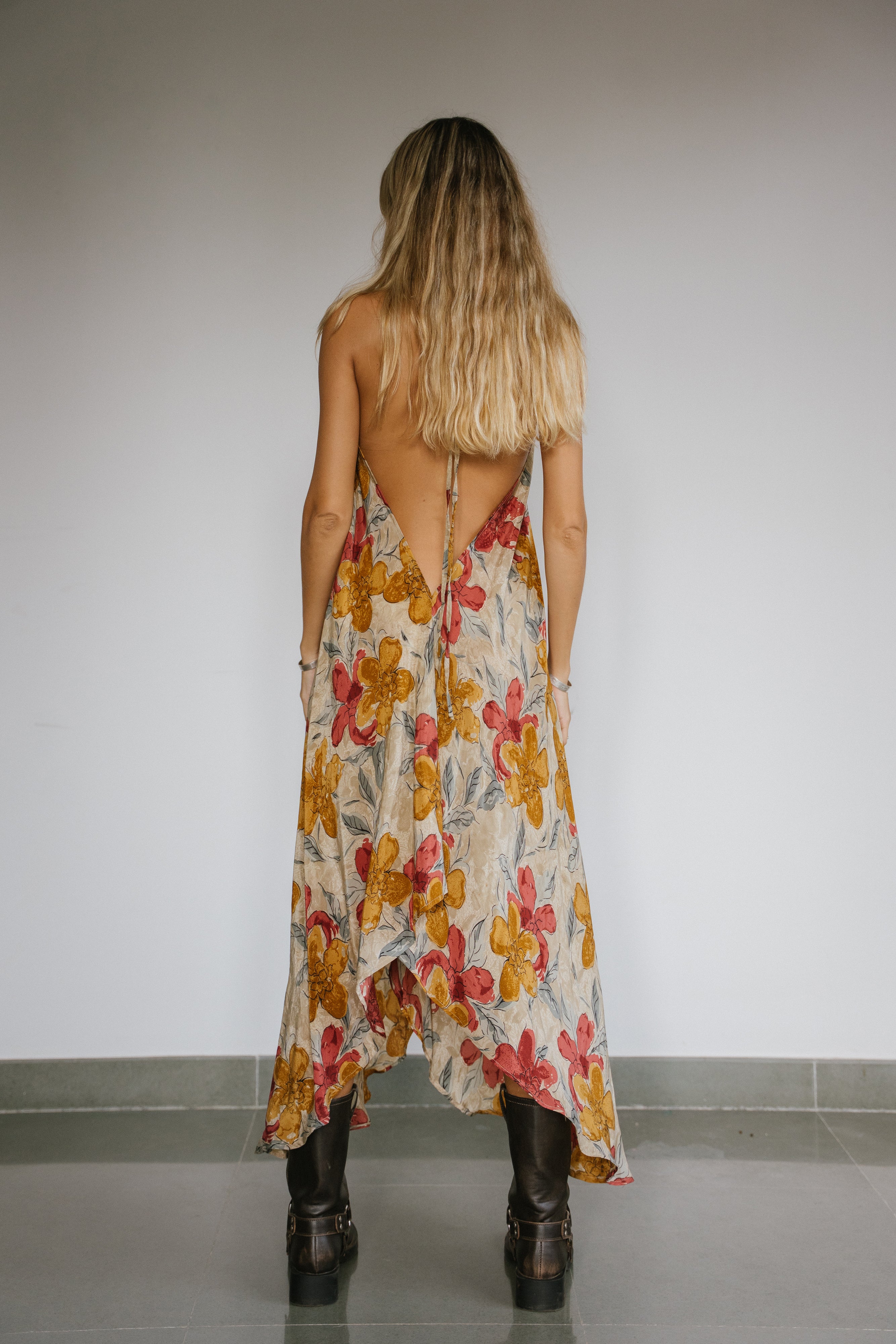 Sun Child Classic Silk Dress - Autumn