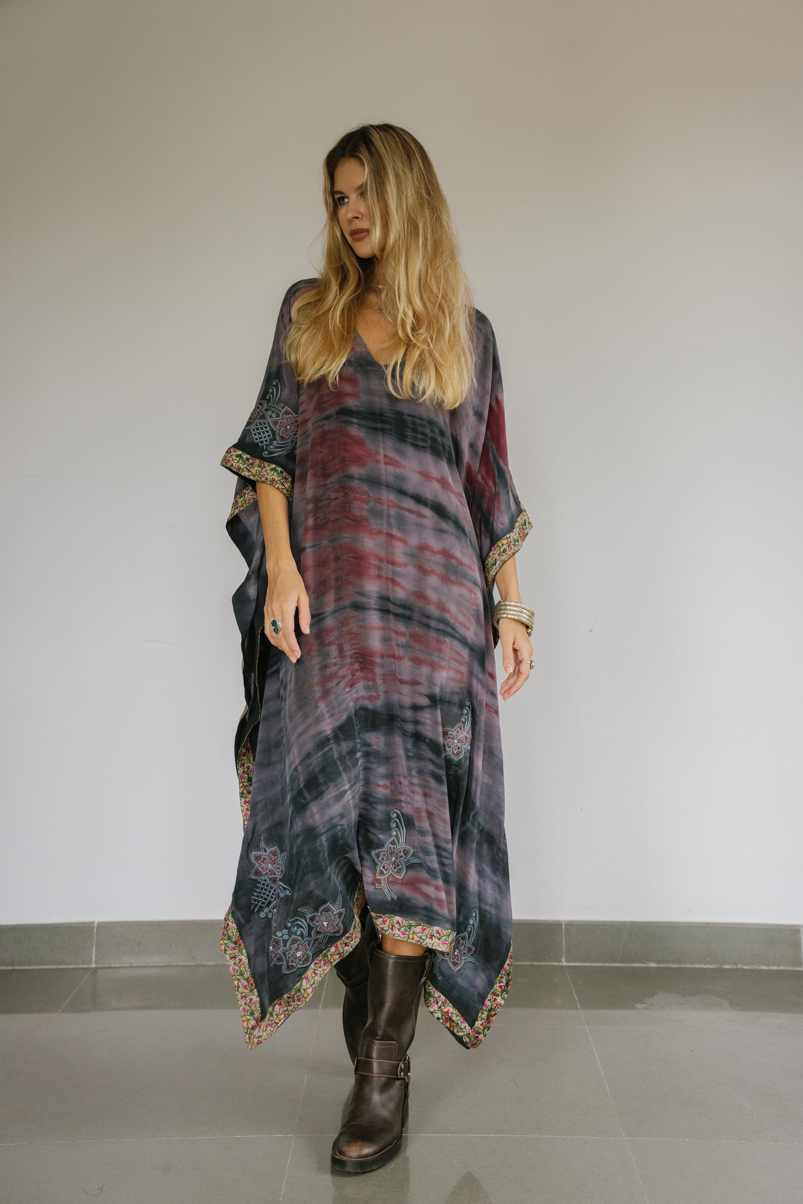 Long Caftan - Cardamon