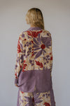 Open Back Boyfriend Shirt - Gala