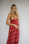 Sun Child Classic Silk Dress - Firecracker
