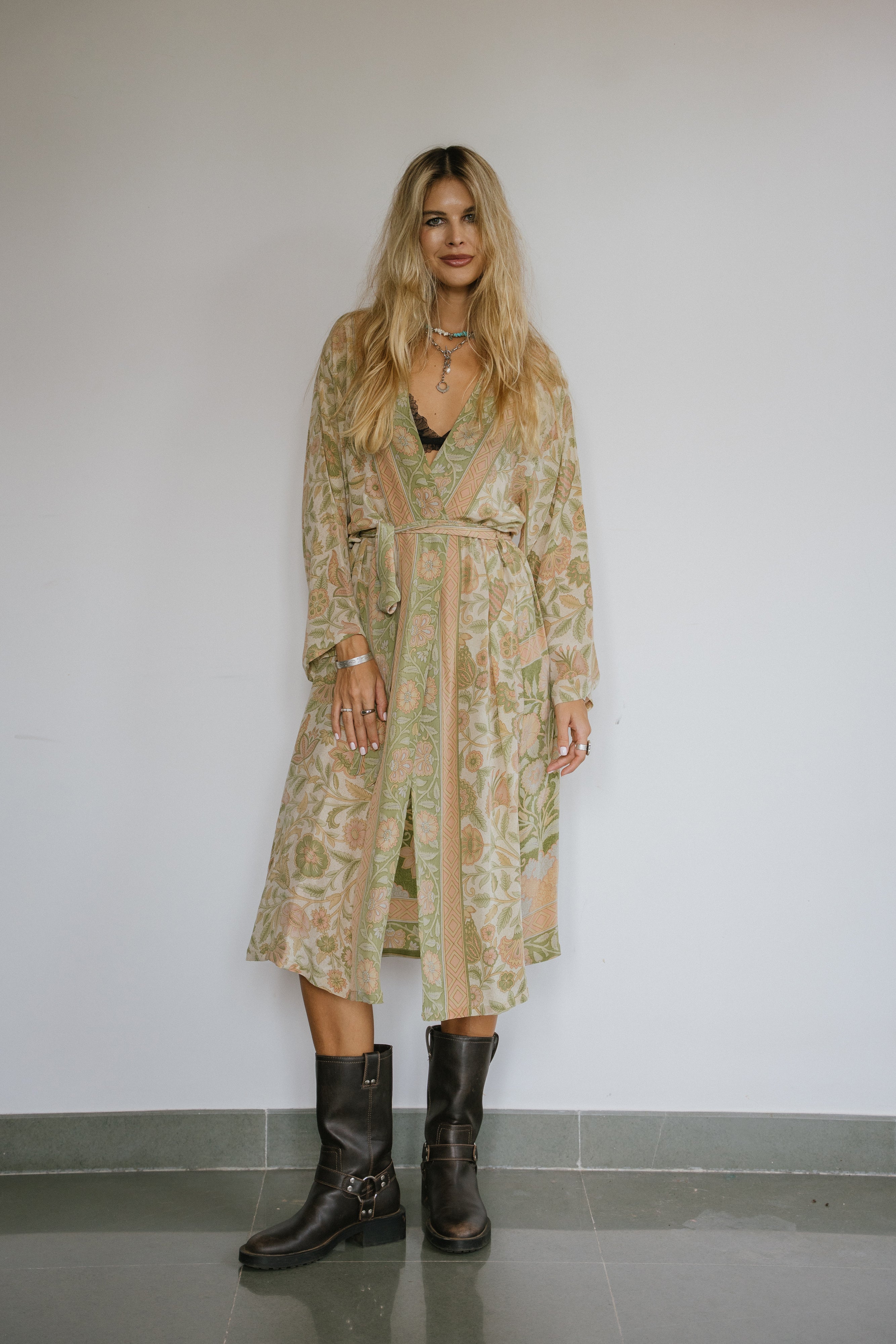 Long Jacket With Belt - Volt