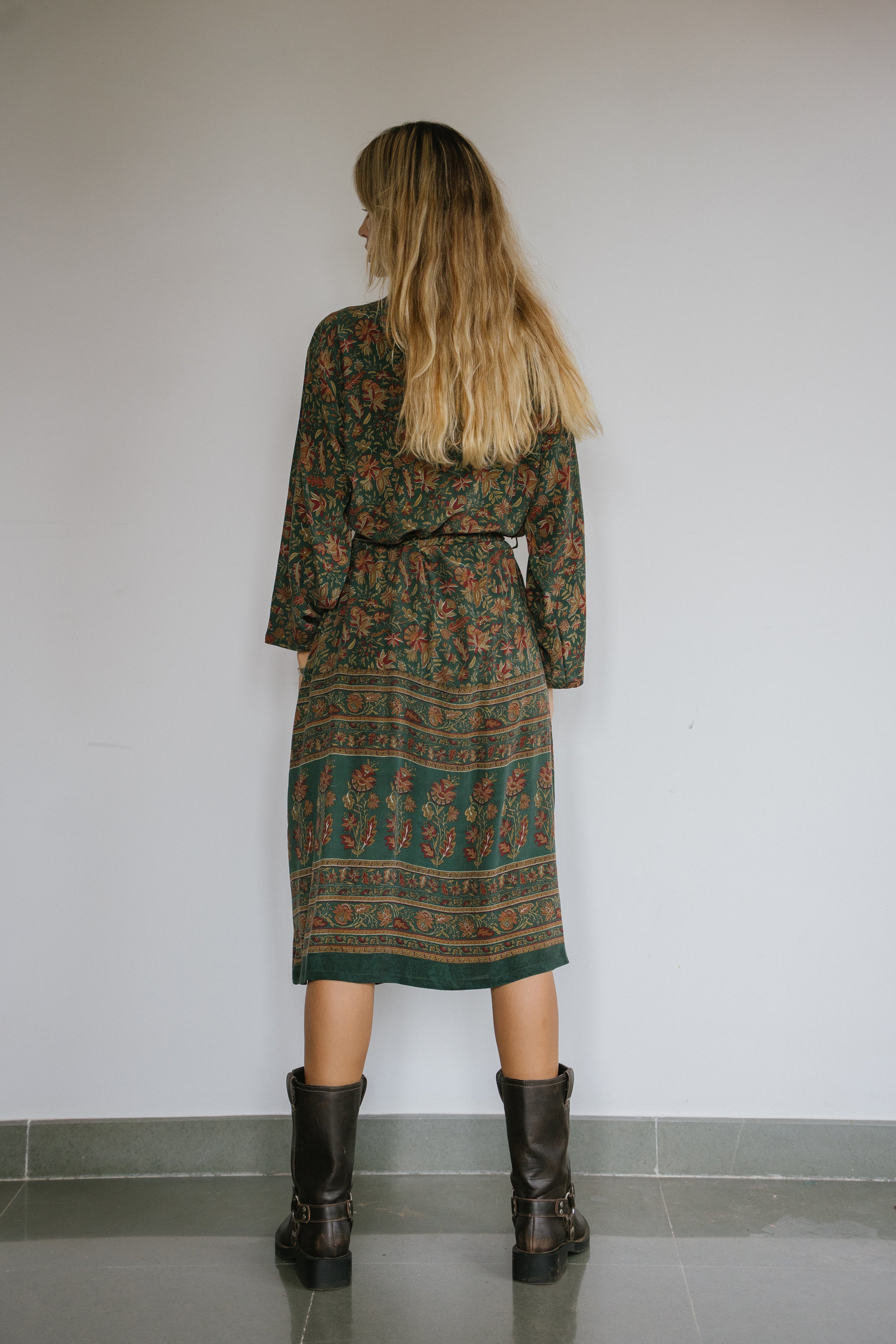 Long Jacket With Belt - Koi