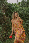 Sun Child Classic Silk Dress - Passionfruit