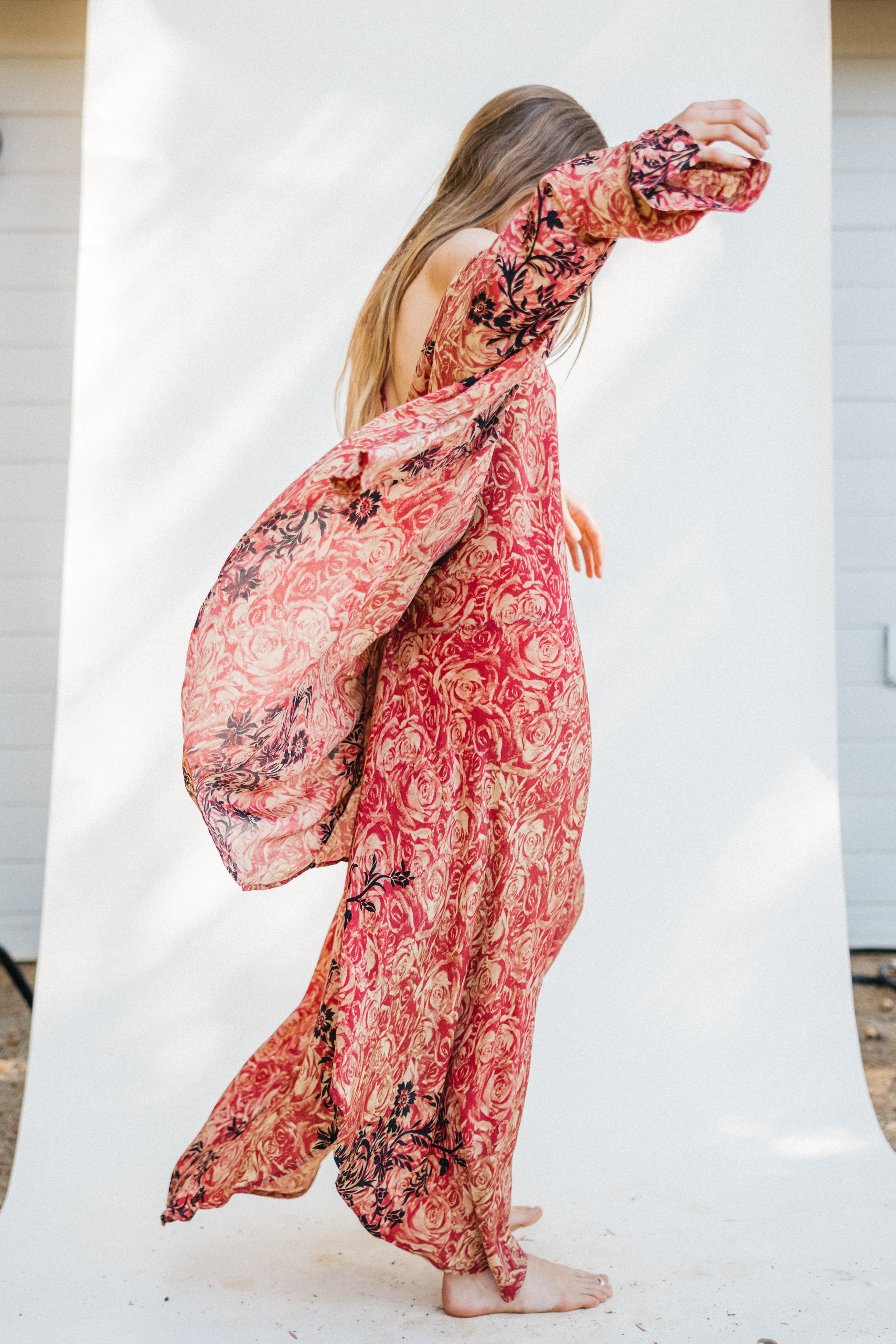 Sun Child Classic Silk Dress - Laurel