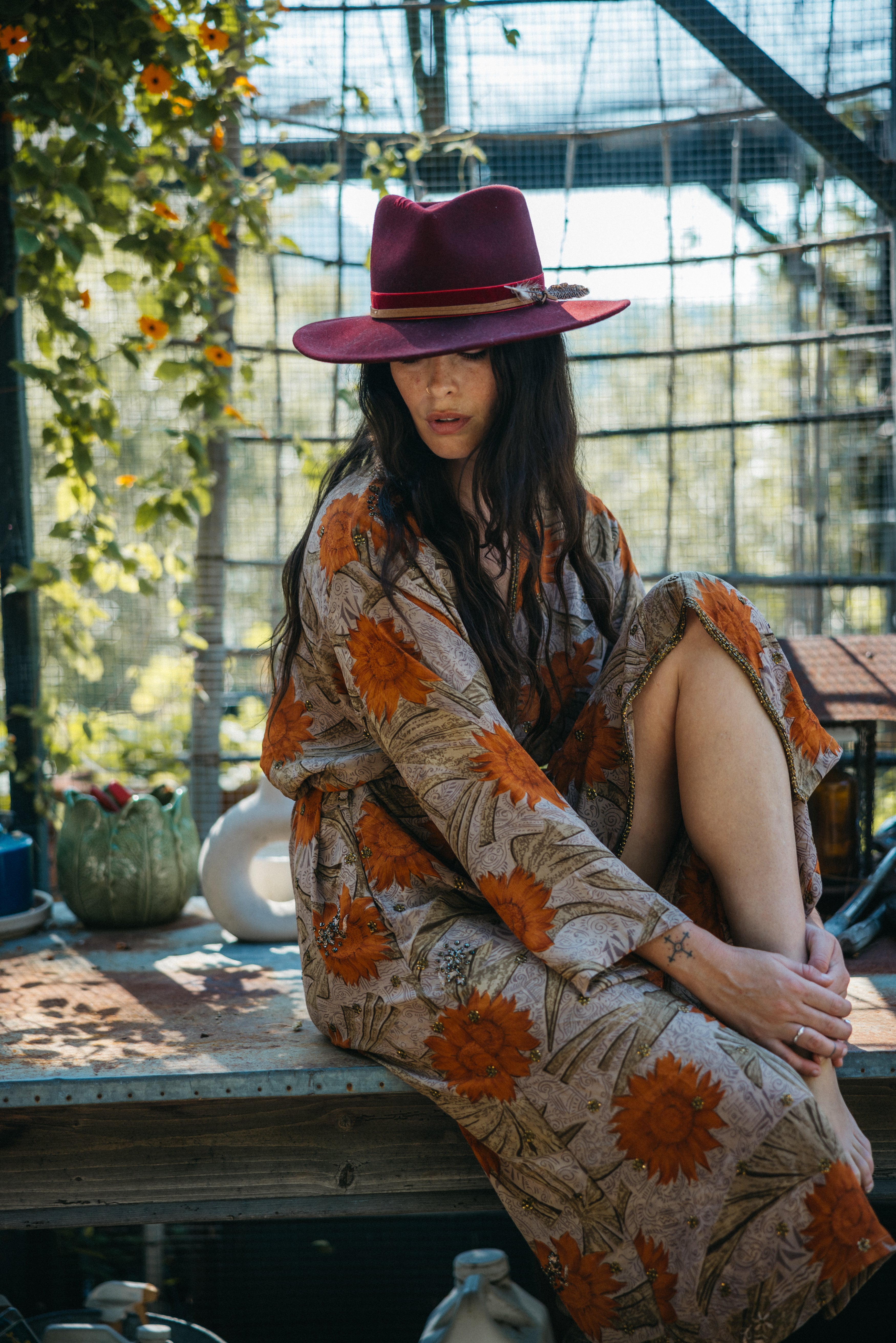 Long Jacket With Belt - Nellie