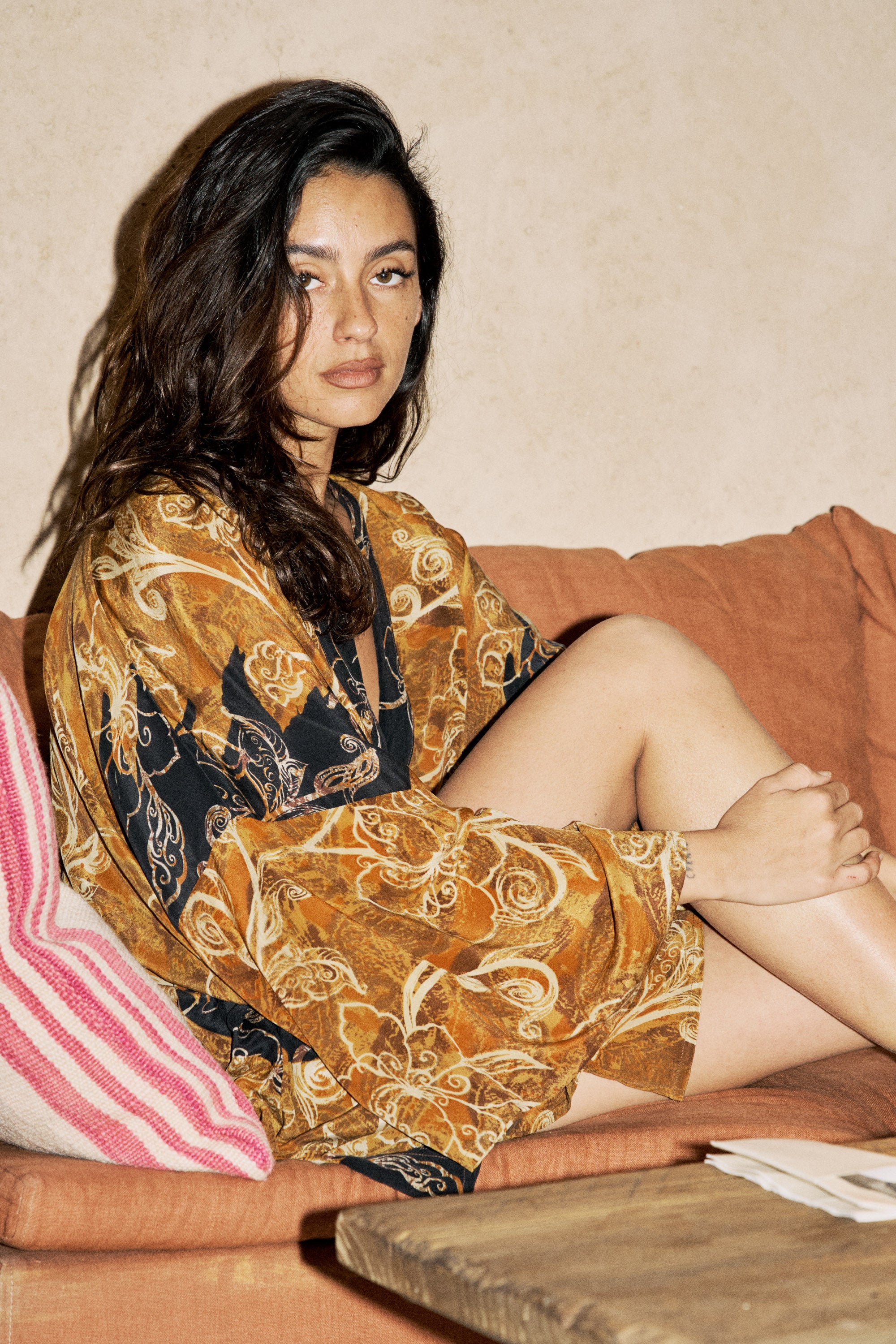 Kimono Wrap Dress - Rosemary