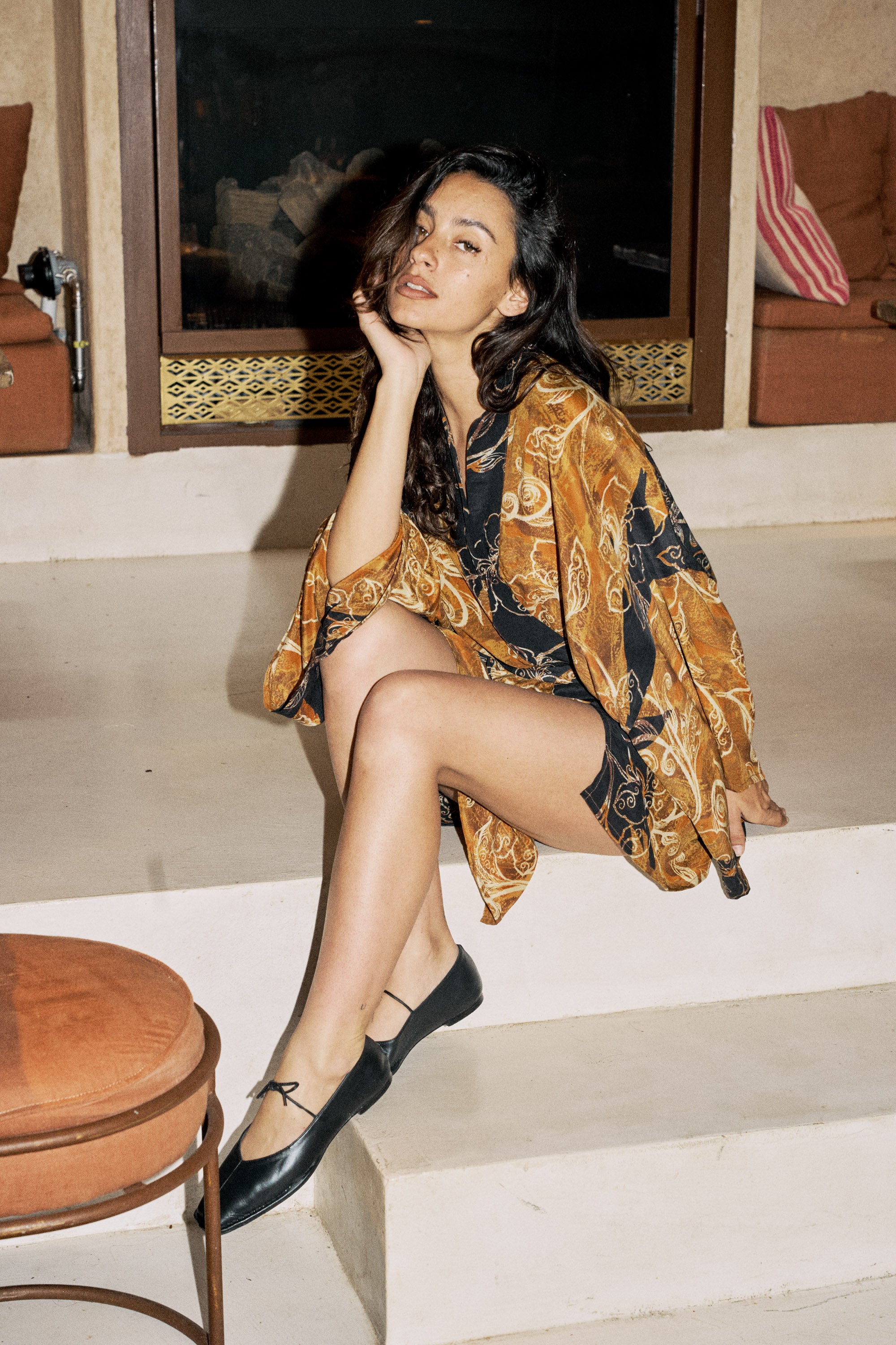 Kimono Wrap Dress - Rosemary