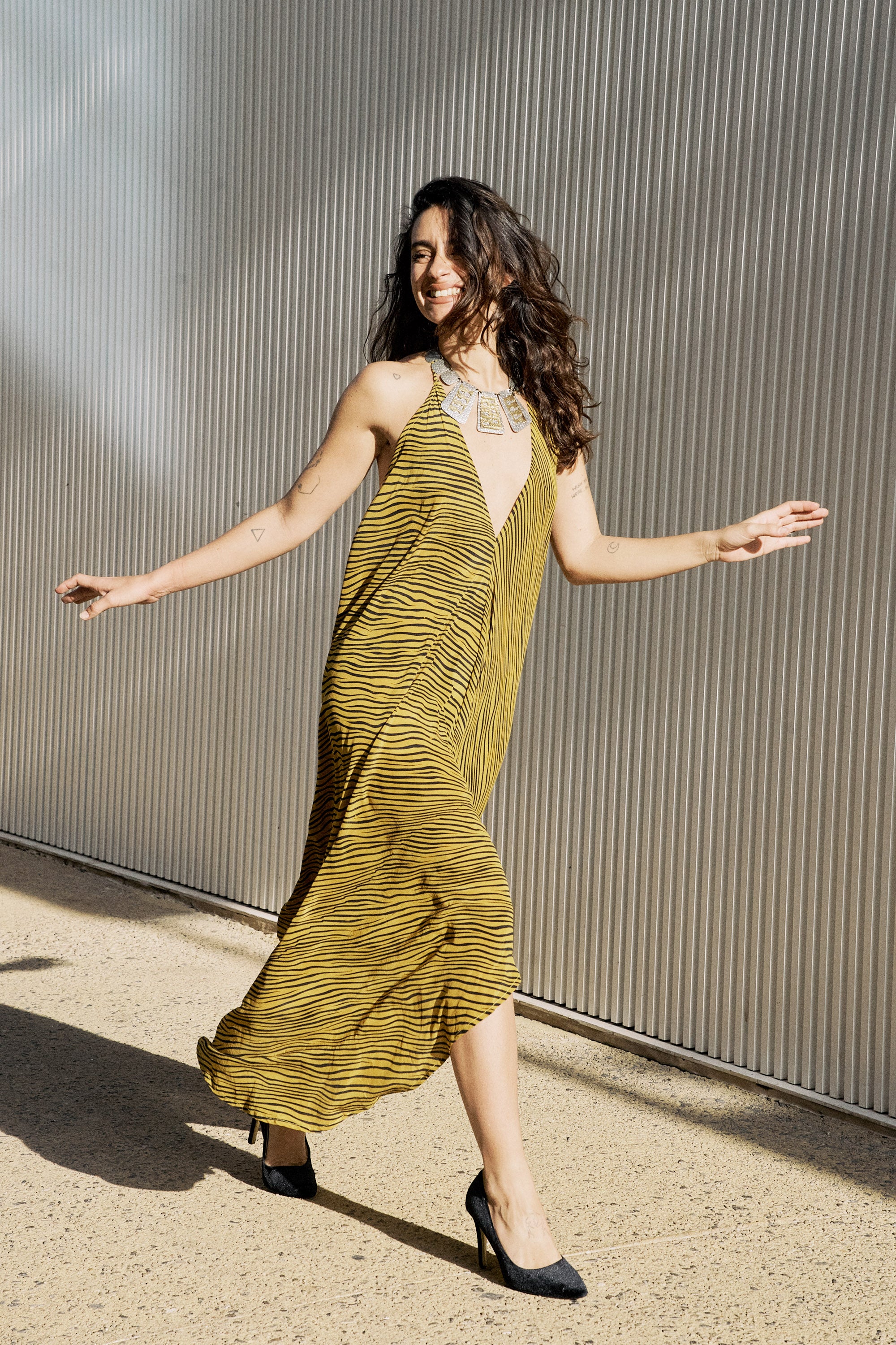 Sun Child Classic Silk Dress - Remi