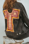Vintage Denim Oversized Jacket - Bo