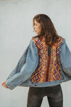 Vintage Denim Oversized Jacket - Cyra