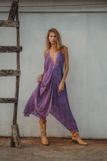  Sun Child Classic Silk Dress - Firefly