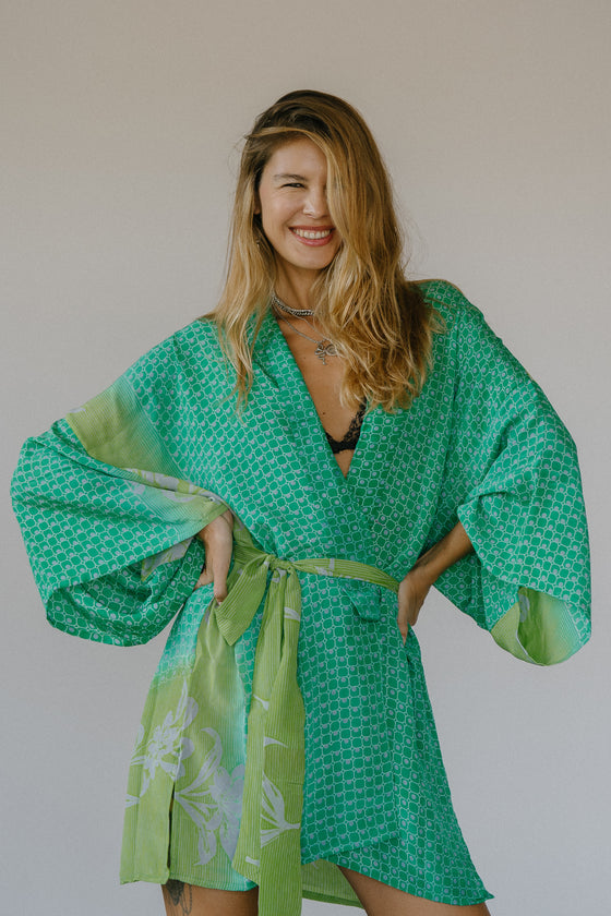 Kimono Wrap Dress - Lulla