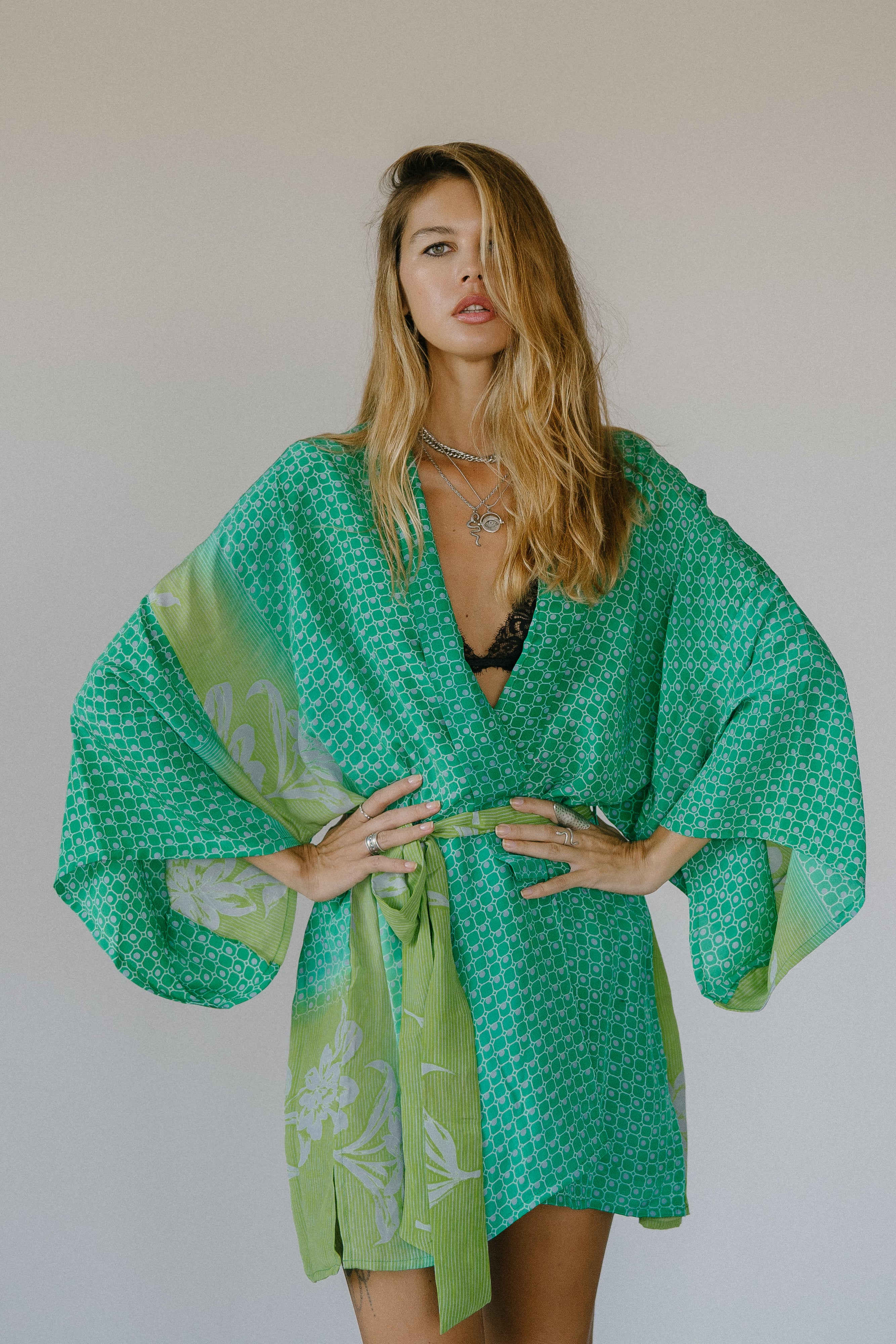 Kimono Wrap Dress - Lulla