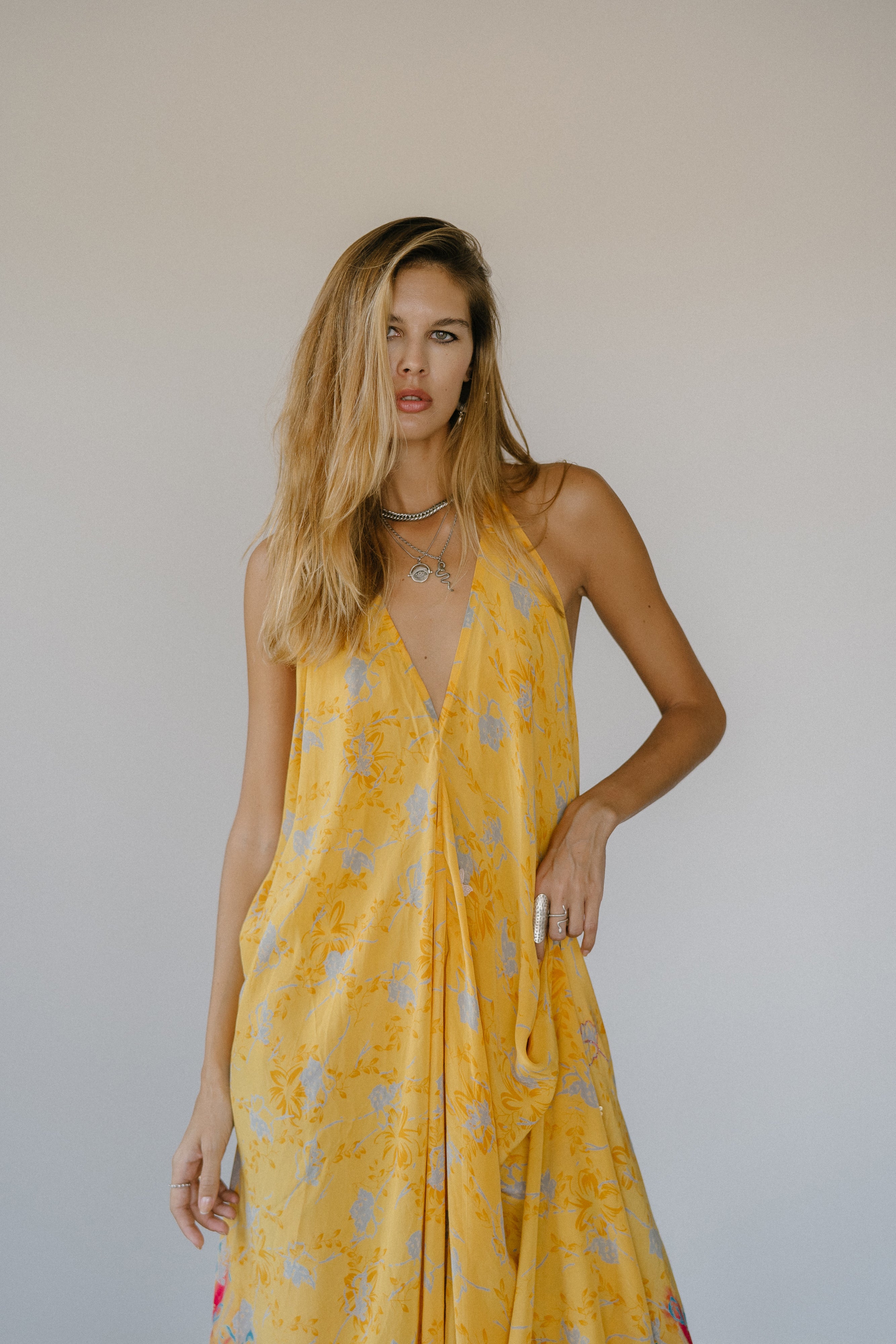 Sun Child Classic Silk Dress - Avery