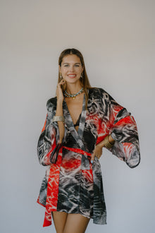  Kimono Wrap Dress - Lucie
