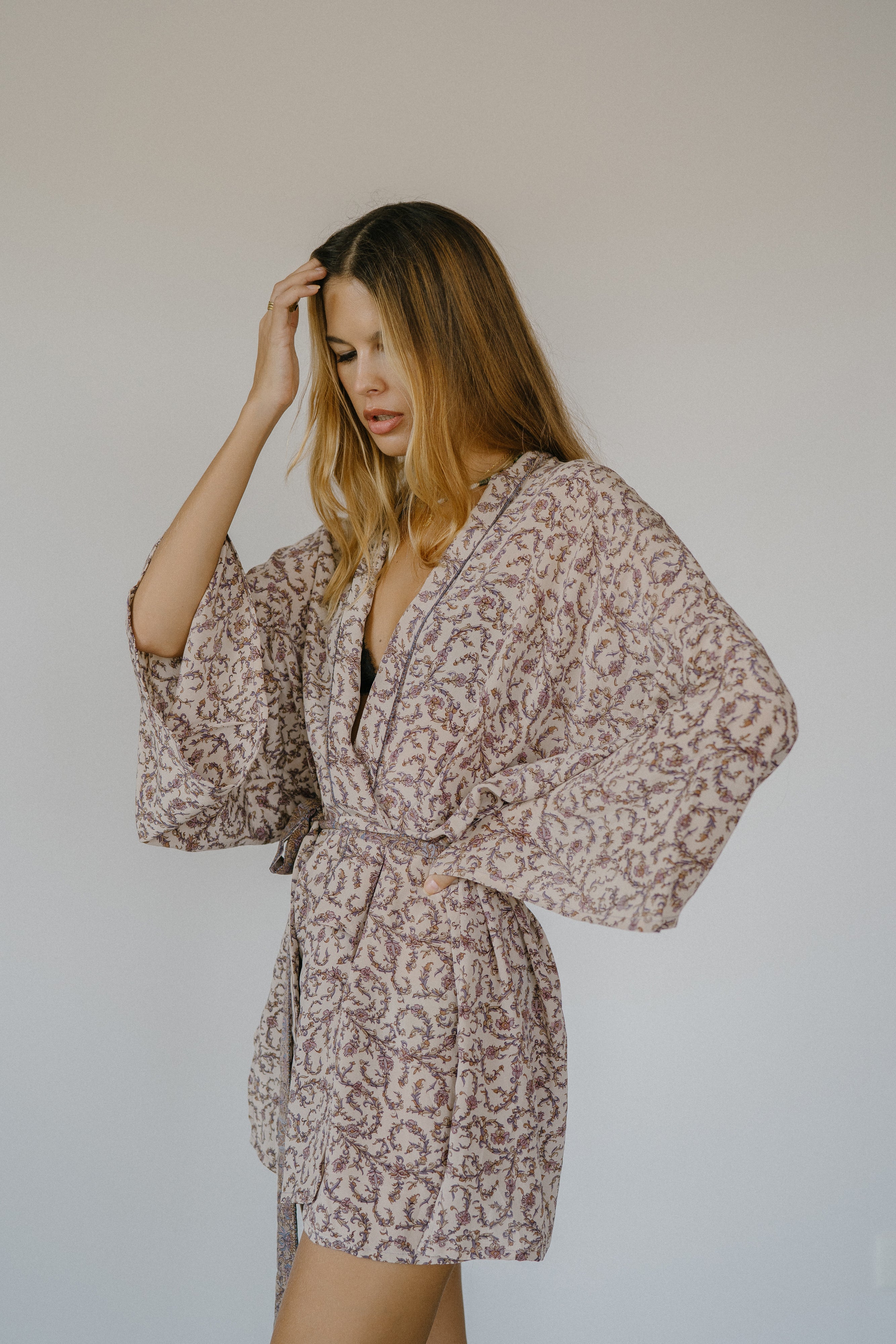 Kimono Wrap Dress - Woodrow