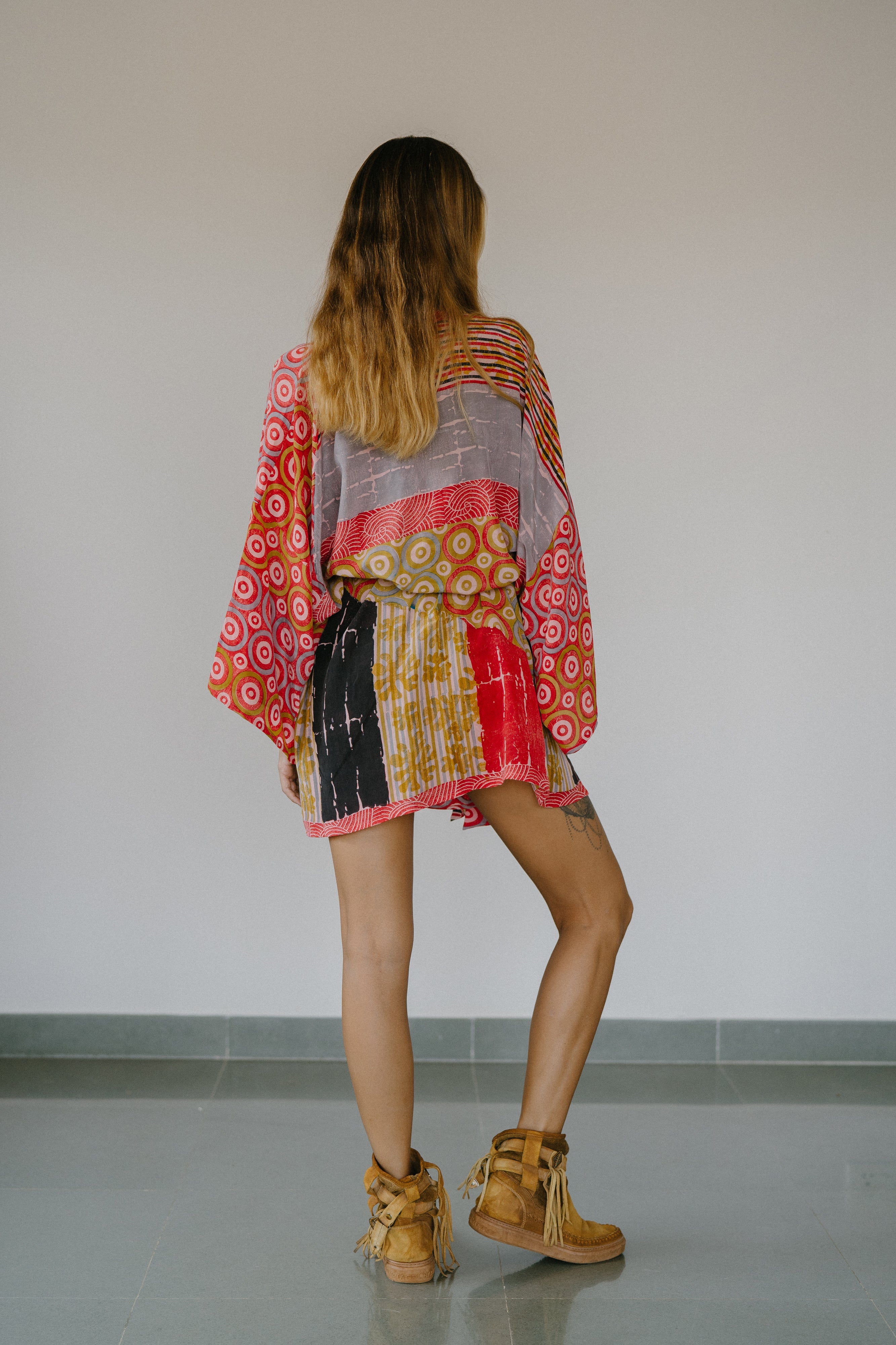 Kimono Wrap Dress - June