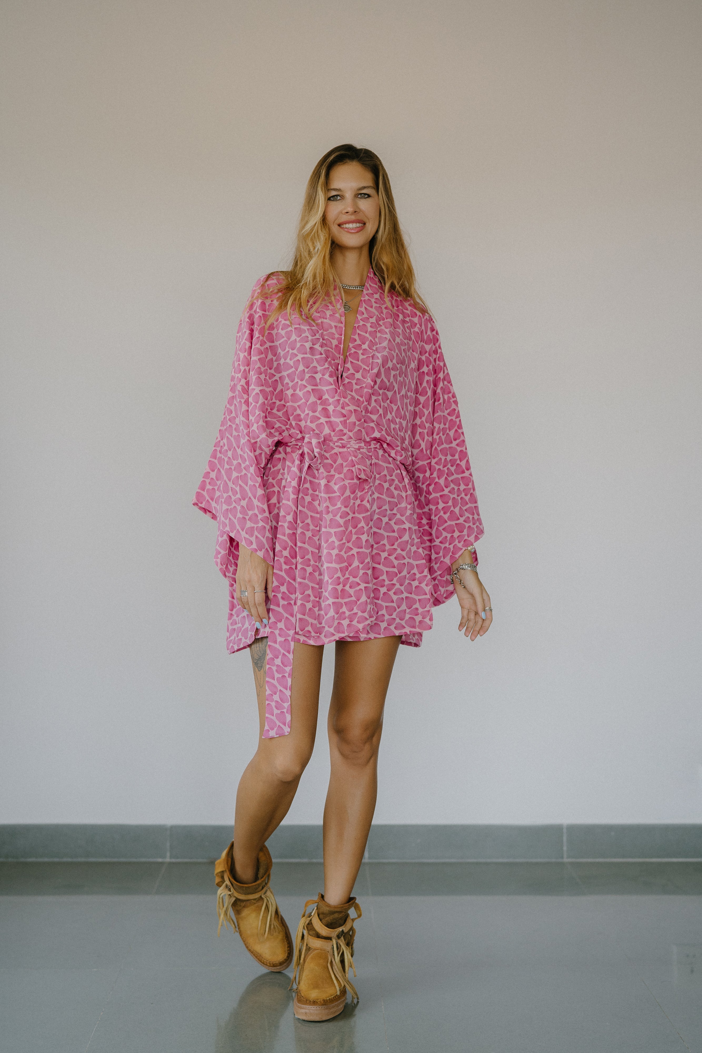 Kimono Wrap Dress - Sweetie