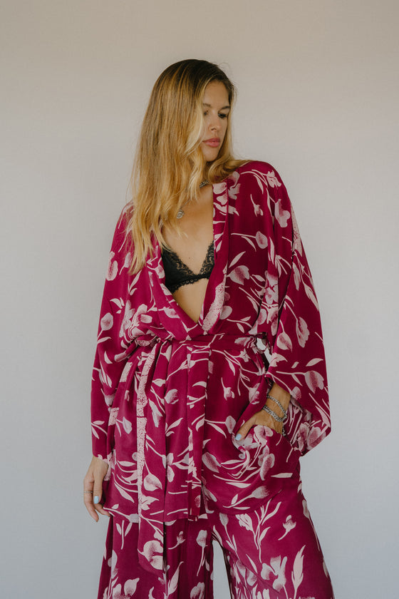 Kimono Wrap Dress - Craig