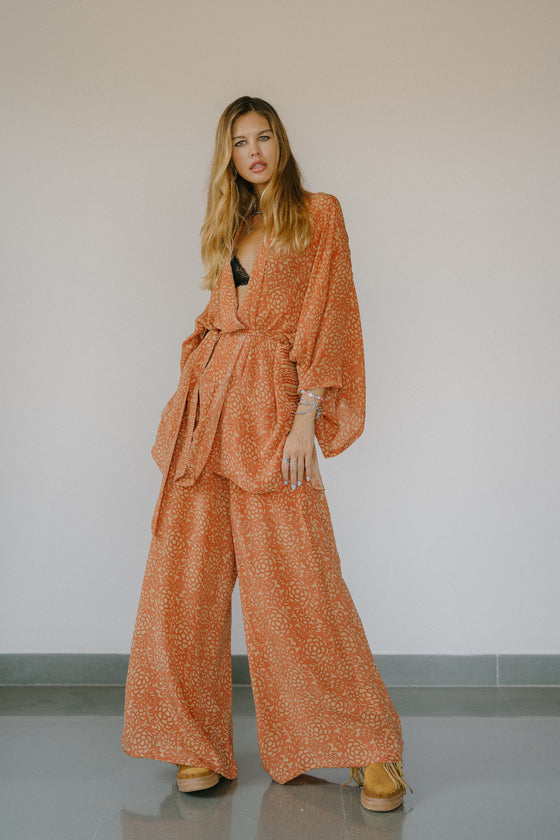 Kimono Wrap Dress - Austen