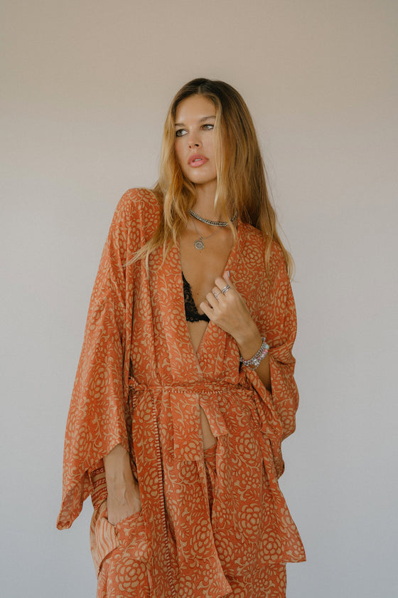 Kimono Wrap Dress - Austen