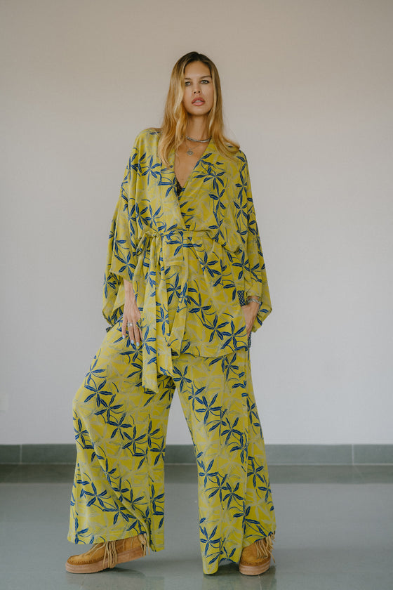 Kimono Wrap Dress - Kyle