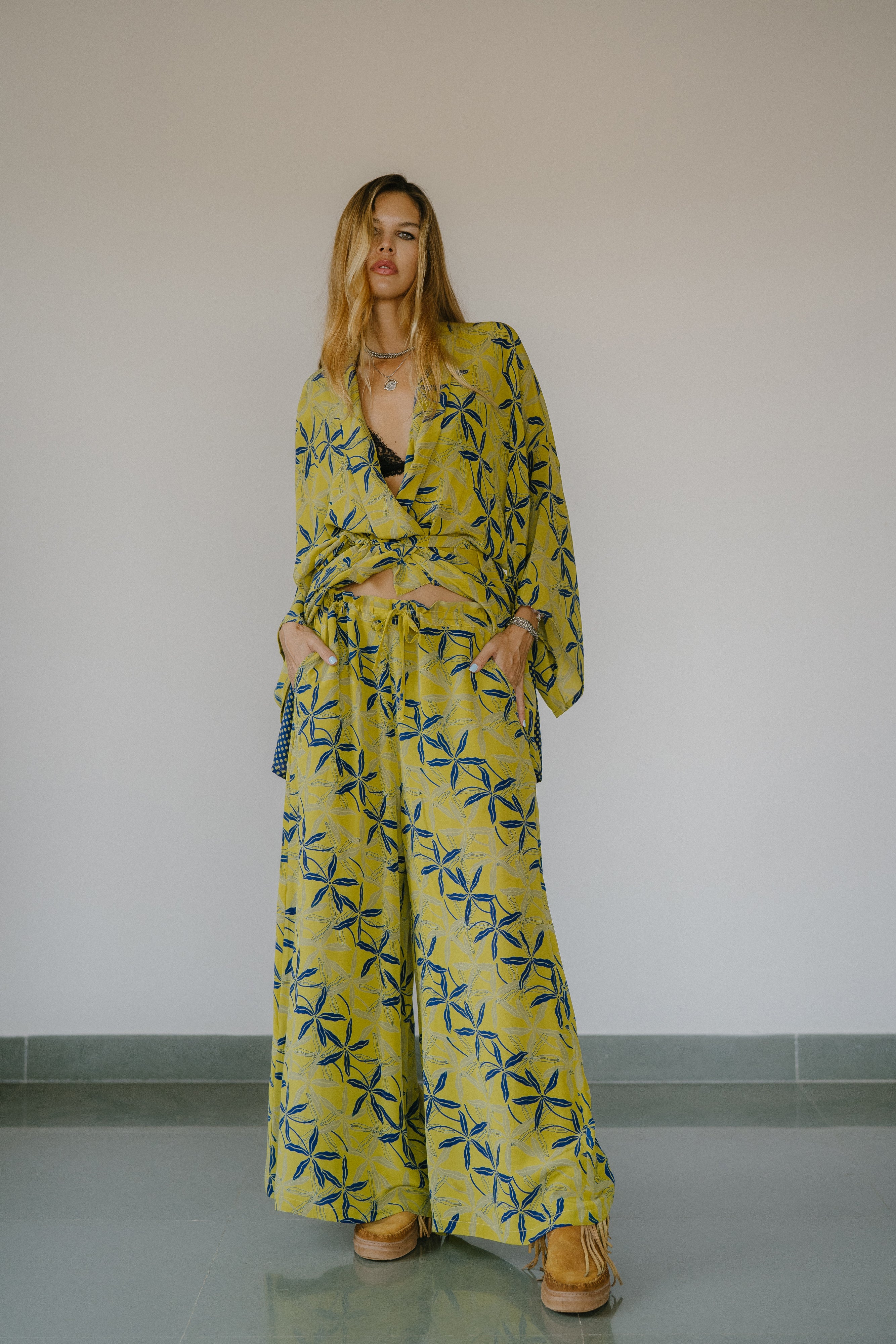 Kimono Wrap Dress - Kyle