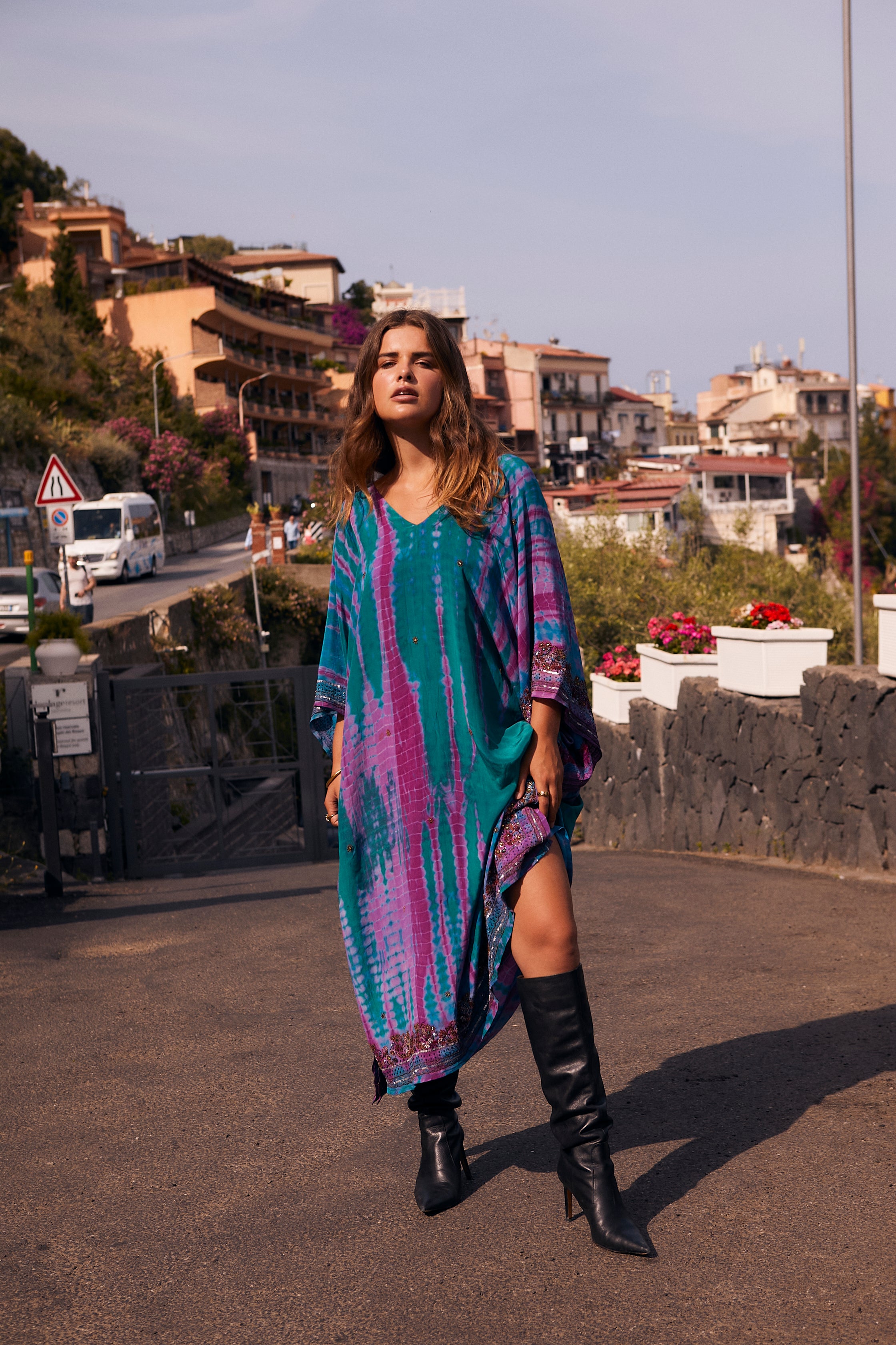 Long Caftan - One of a Kind - Roman Holiday