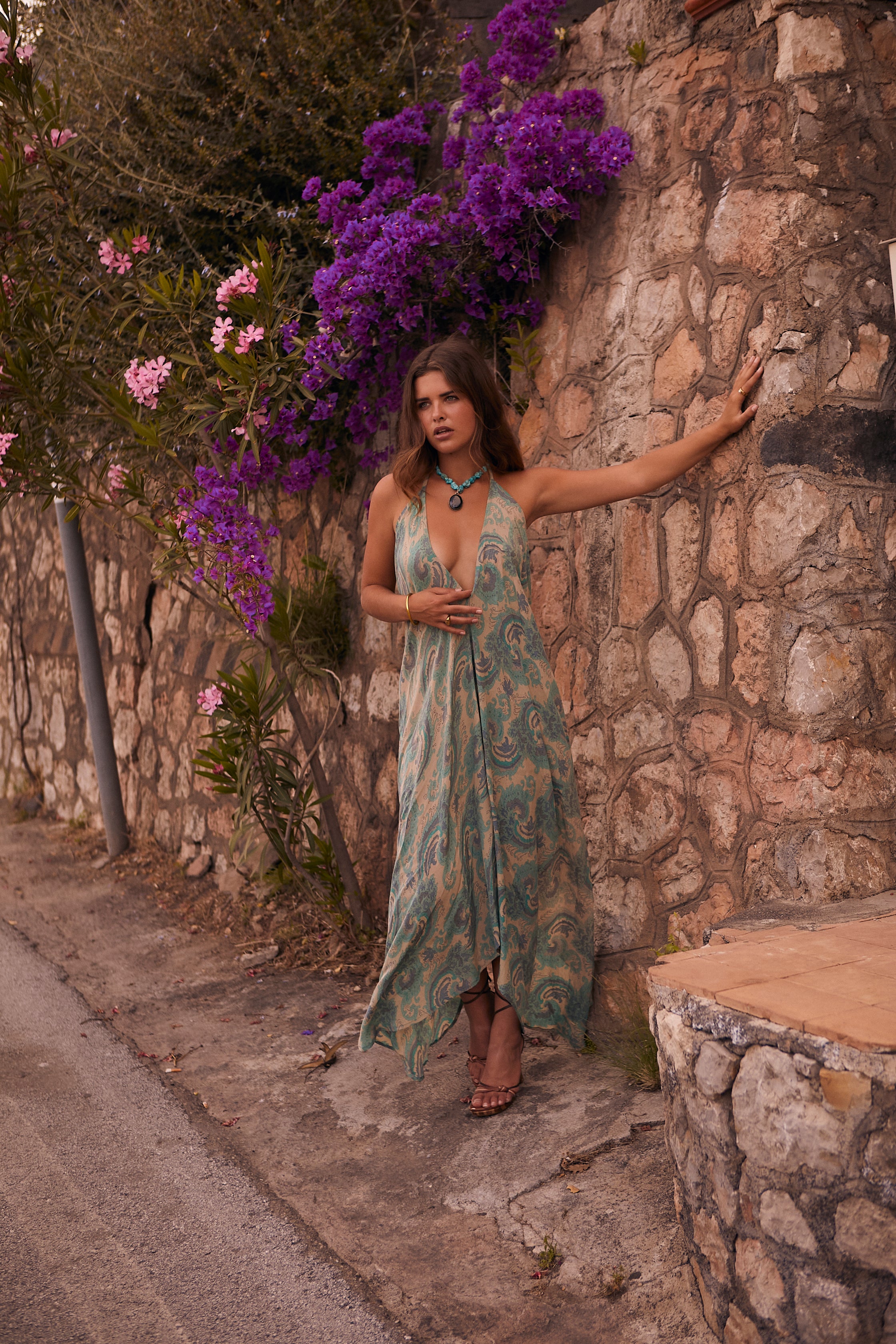 Sun Child Classic Silk Dress - One of a Kind - Oscar
