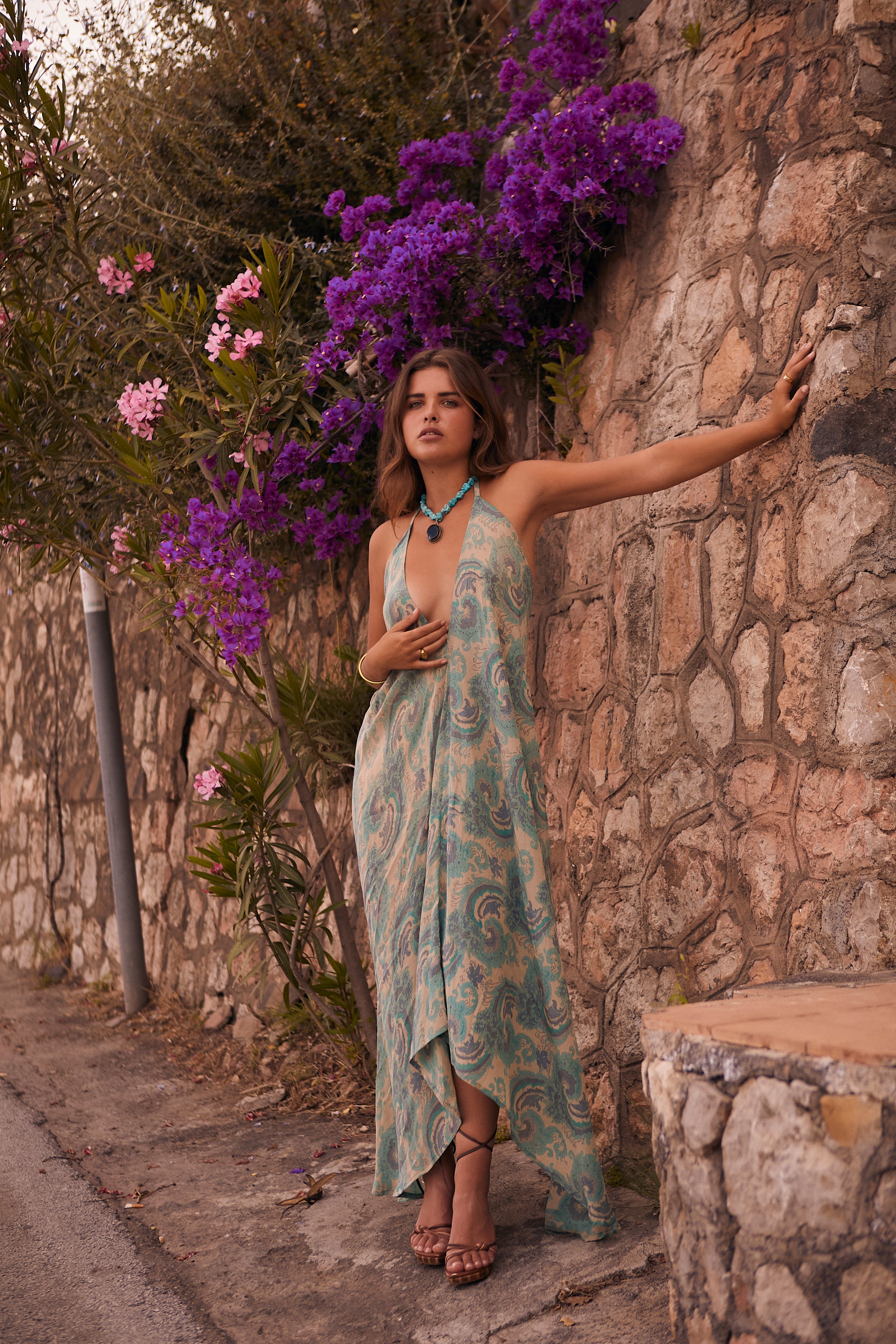 Sun Child Classic Silk Dress - One of a Kind - Oscar