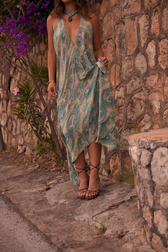 Sun Child Classic Silk Dress - One of a Kind - Oscar
