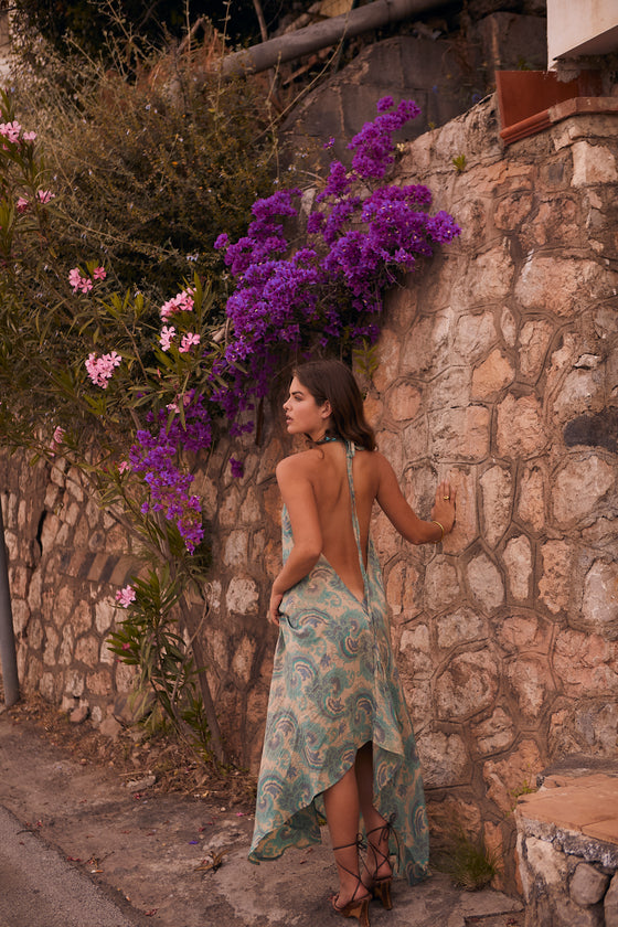 Sun Child Classic Silk Dress - One of a Kind - Oscar