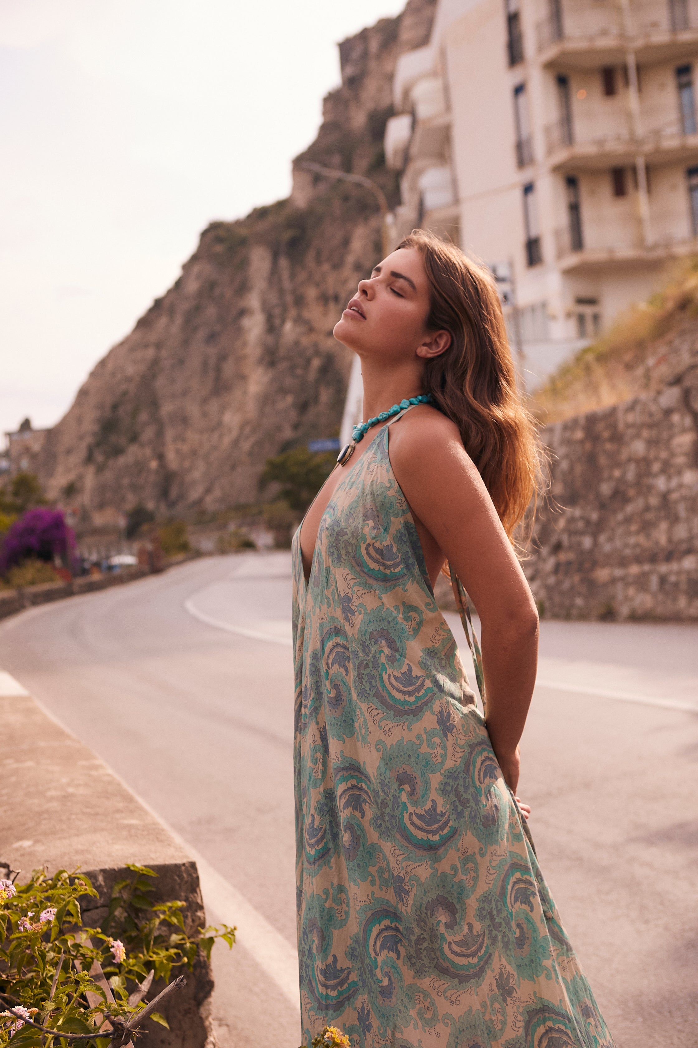 Sun Child Classic Silk Dress - One of a Kind - Oscar
