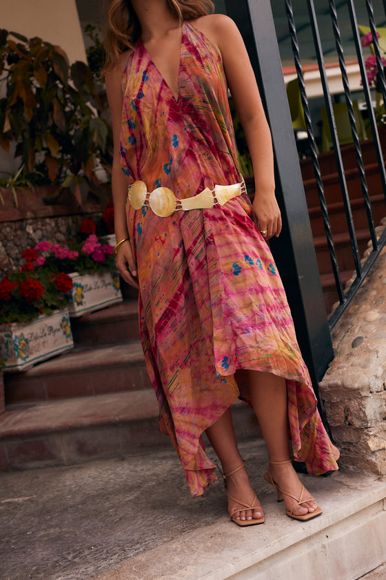 Sun Child Classic Silk Dress - One of a Kind - Maisey