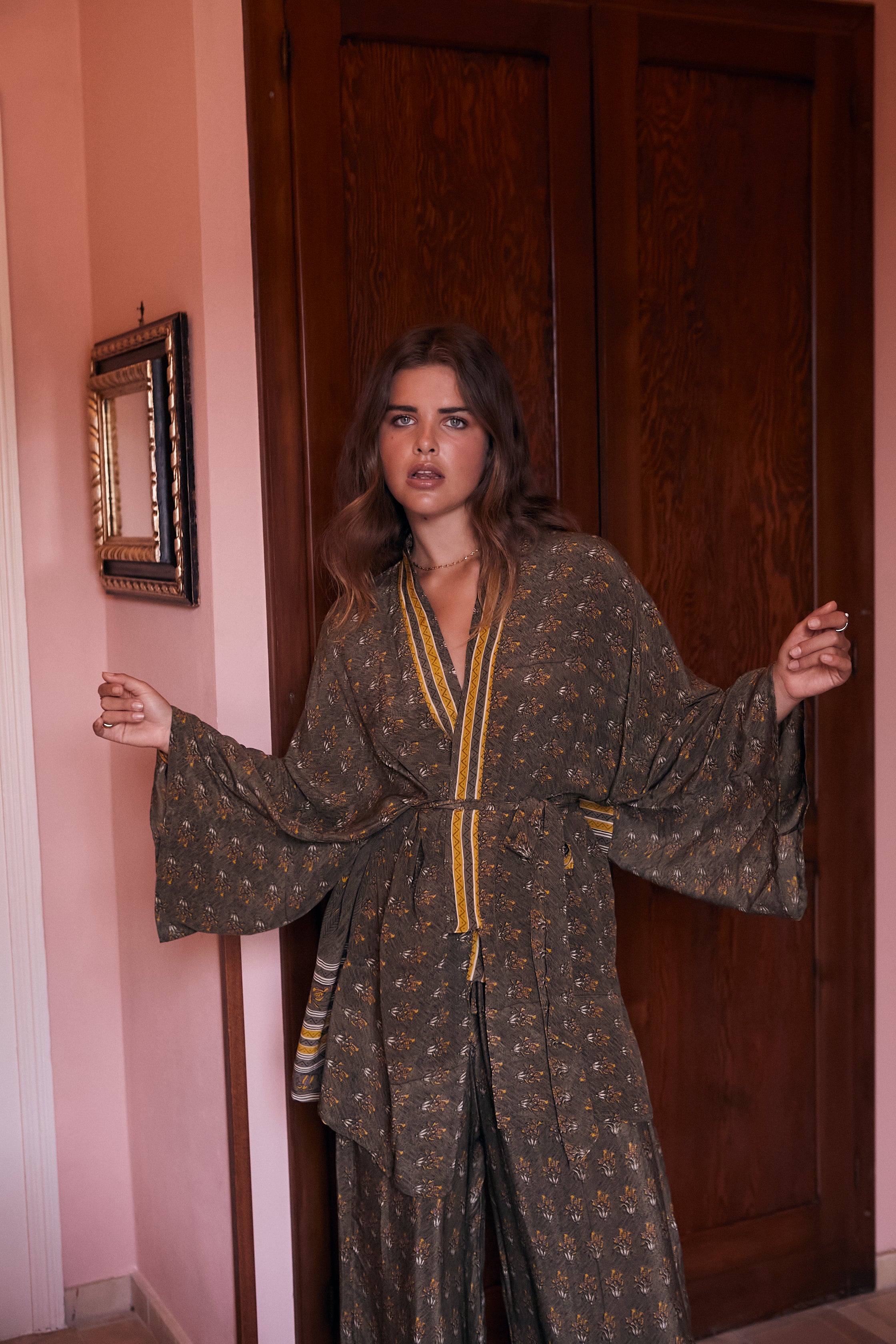 Kimono Wrap Dress - One of a Kind - Devon