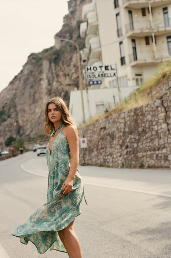 Sun Child Classic Silk Dress - One of a Kind - Oscar